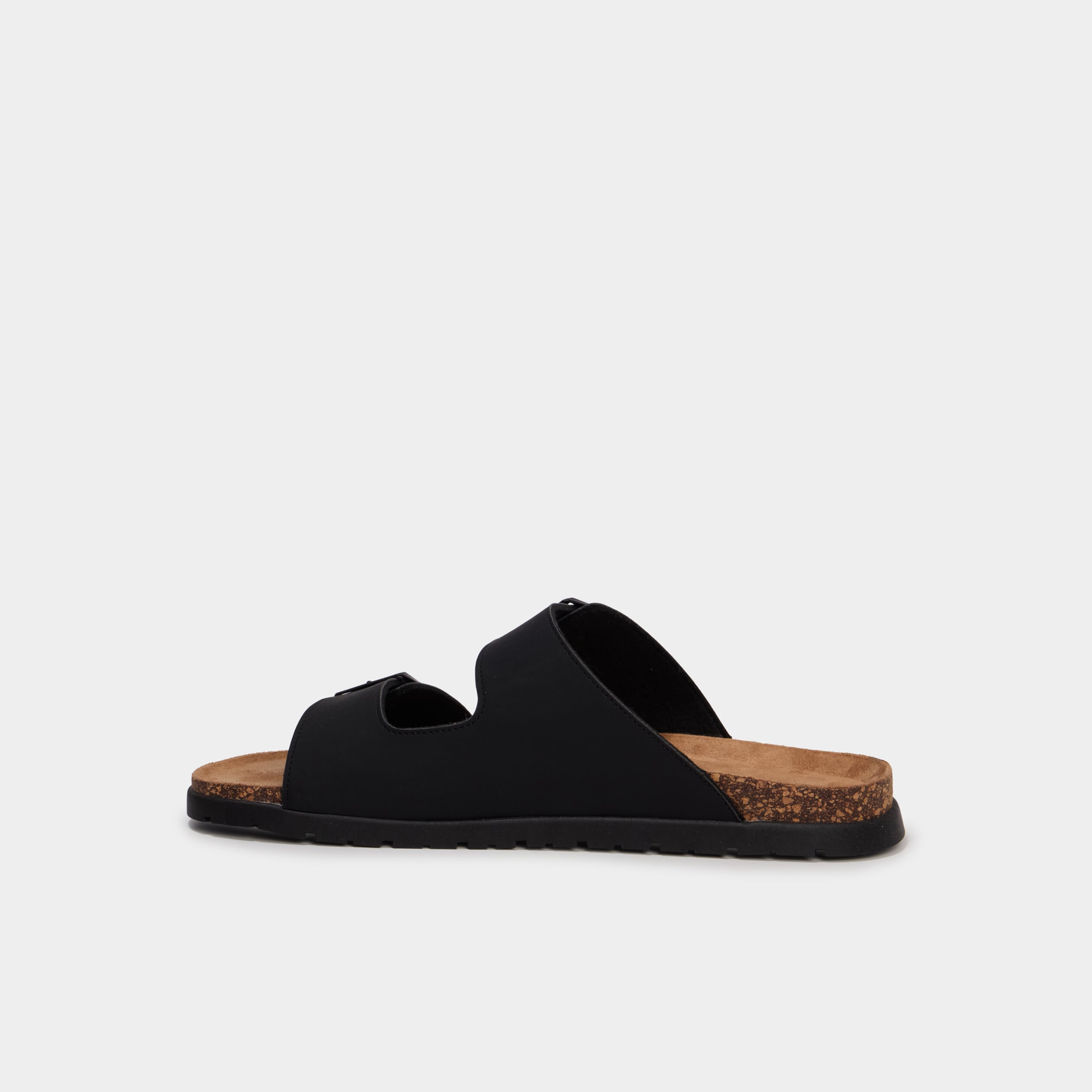 Sandales &agrave; boucles noir homme