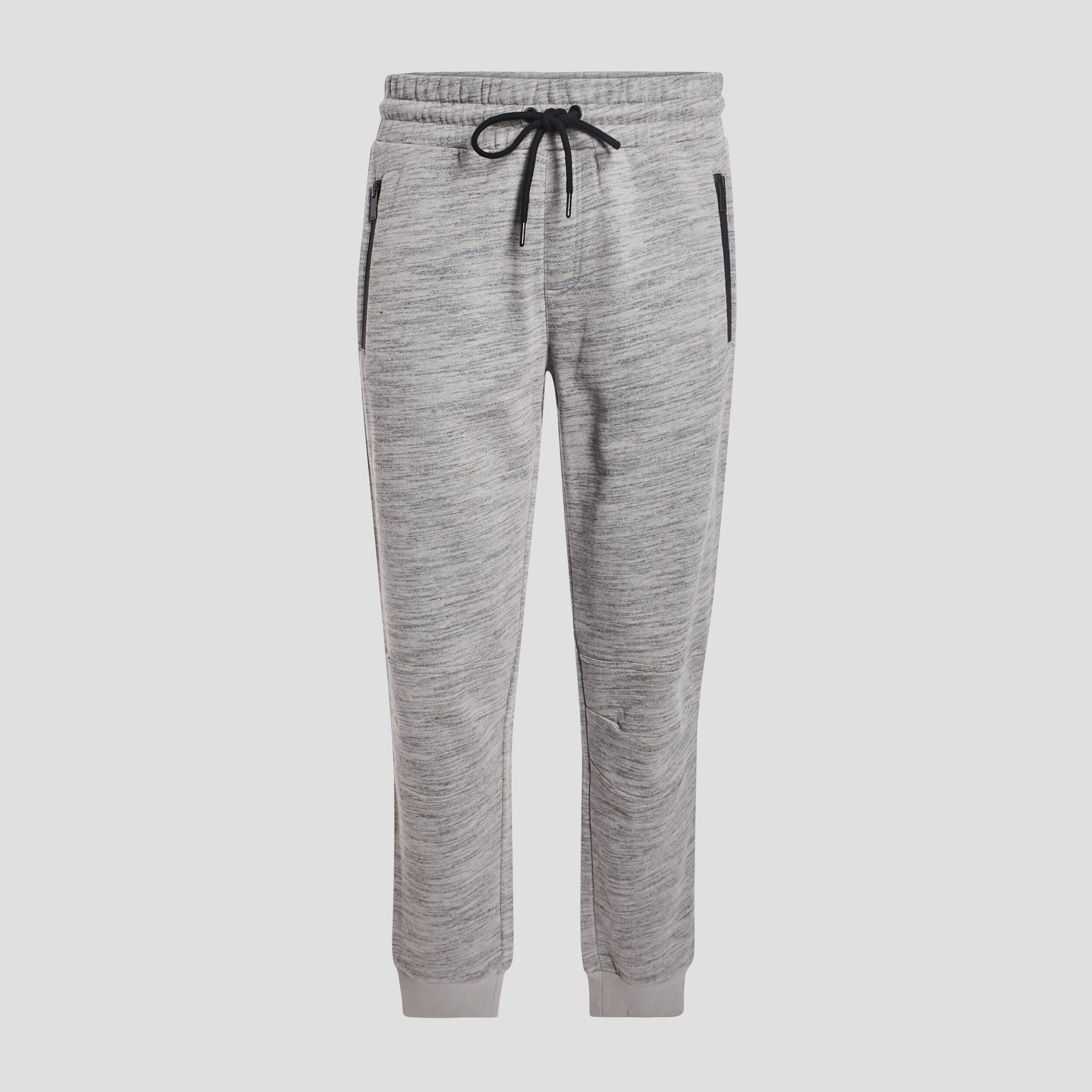 pantalon jogging taille elastiquee gris homme Pantalon jogging taille élastiquée gris homme