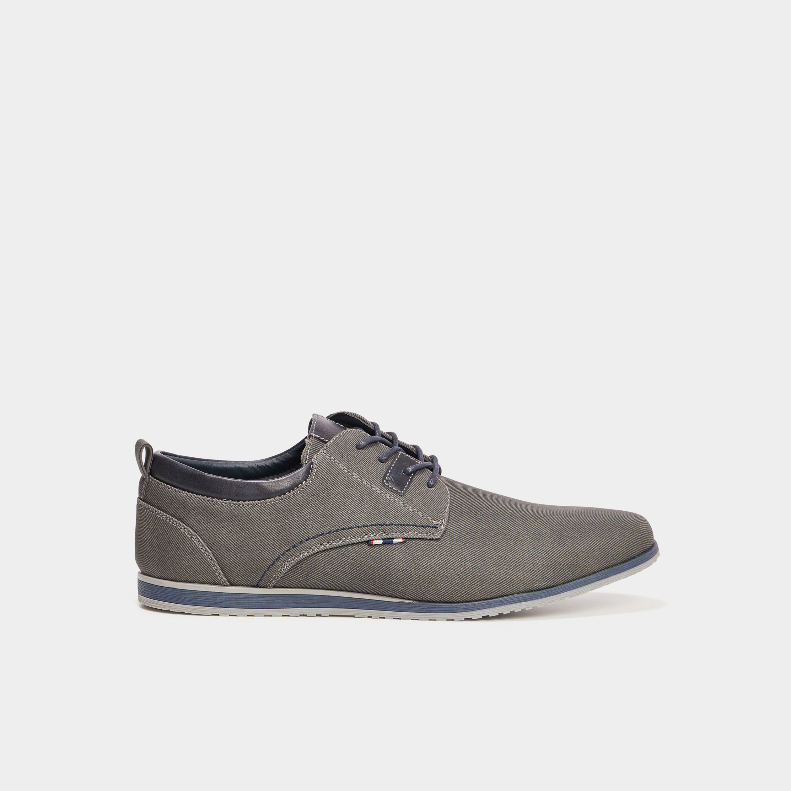 derbies texturees a lacets gris homme Derbies texturées à lacets gris homme