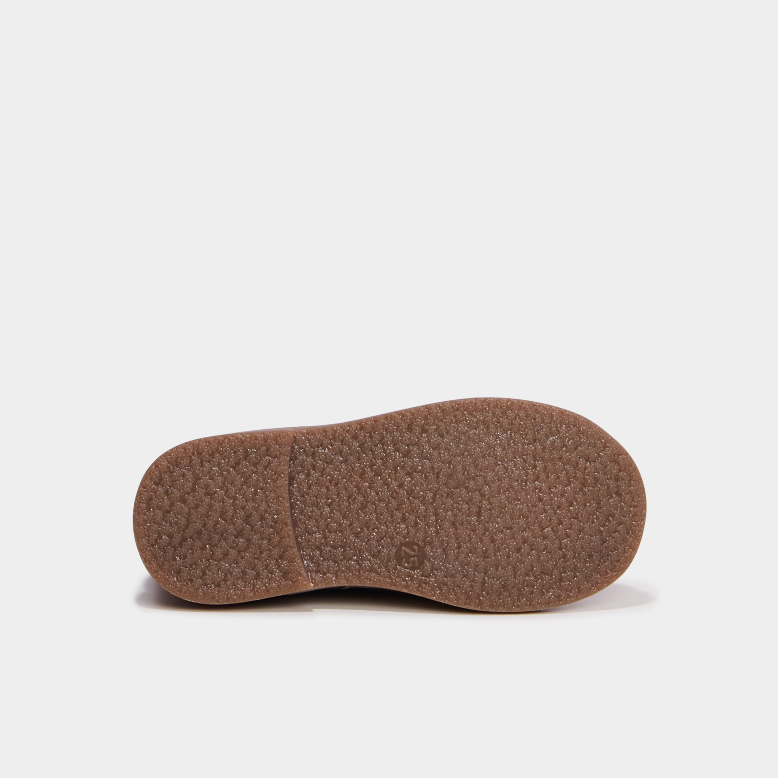 Boots chelsea en cuir &agrave; paillettes taupe fille