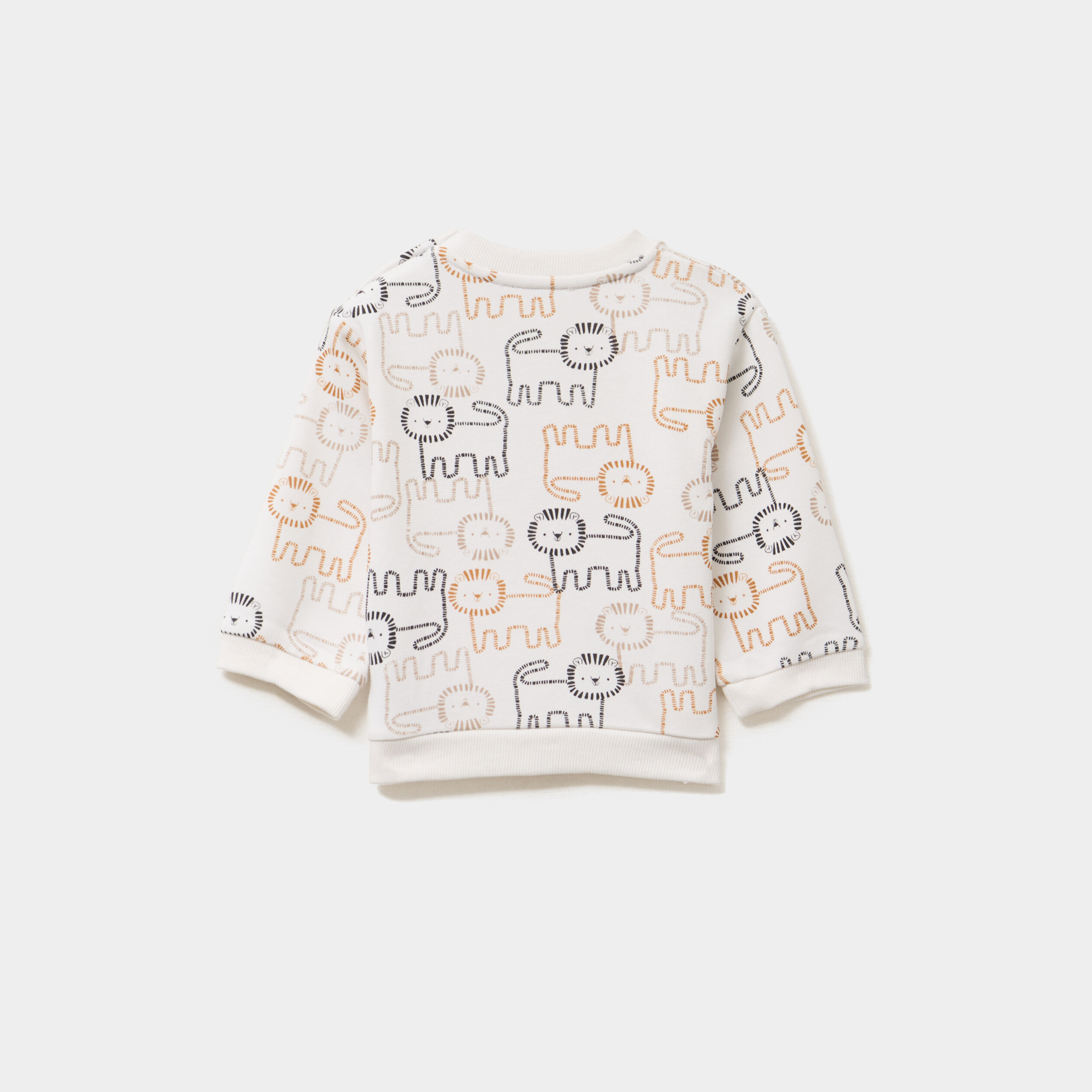 Ensemble de jogging 2 pi&egrave;ces ecru b&eacute;b&eacute; gar&ccedil;on