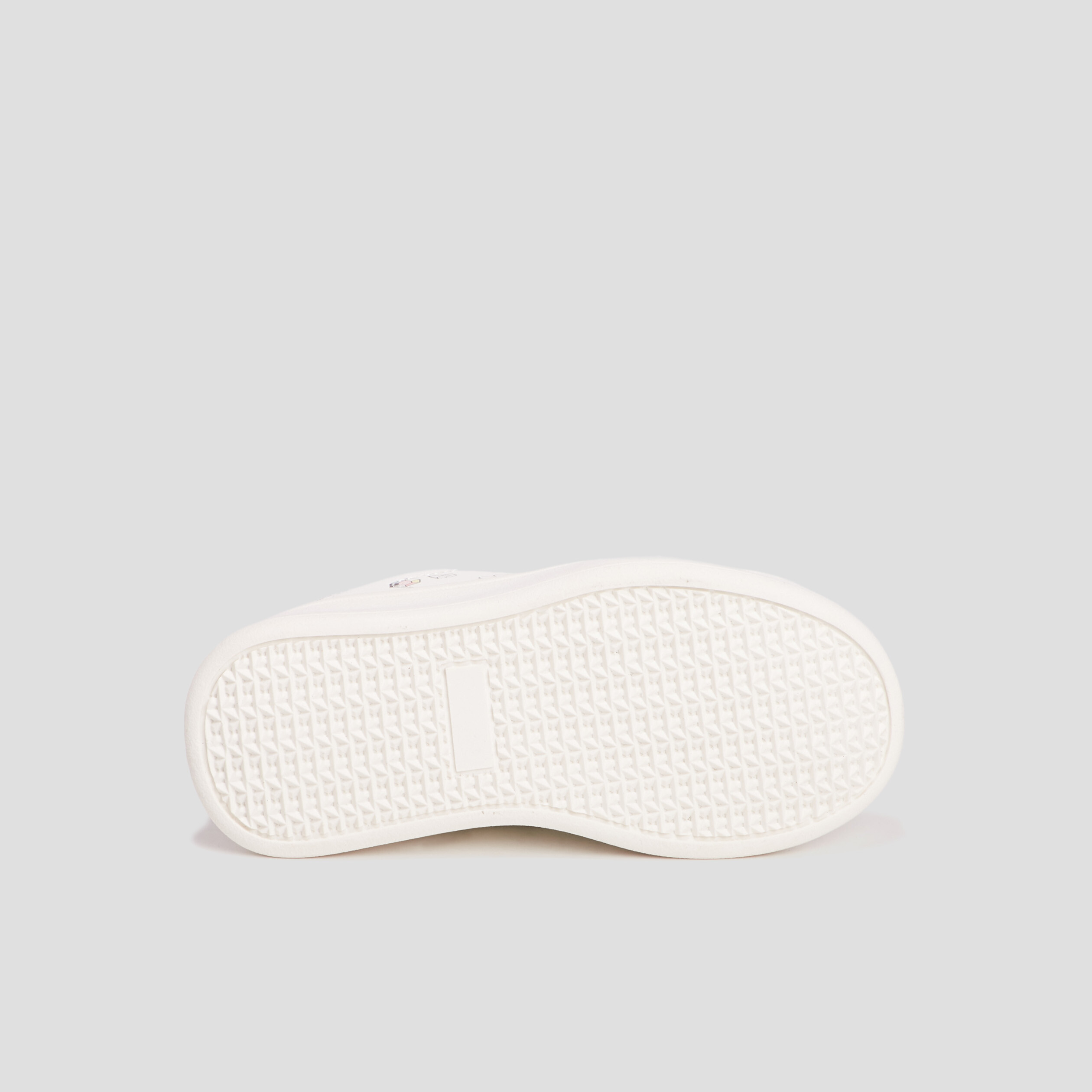 Baskets tennis à lacets blanc fille