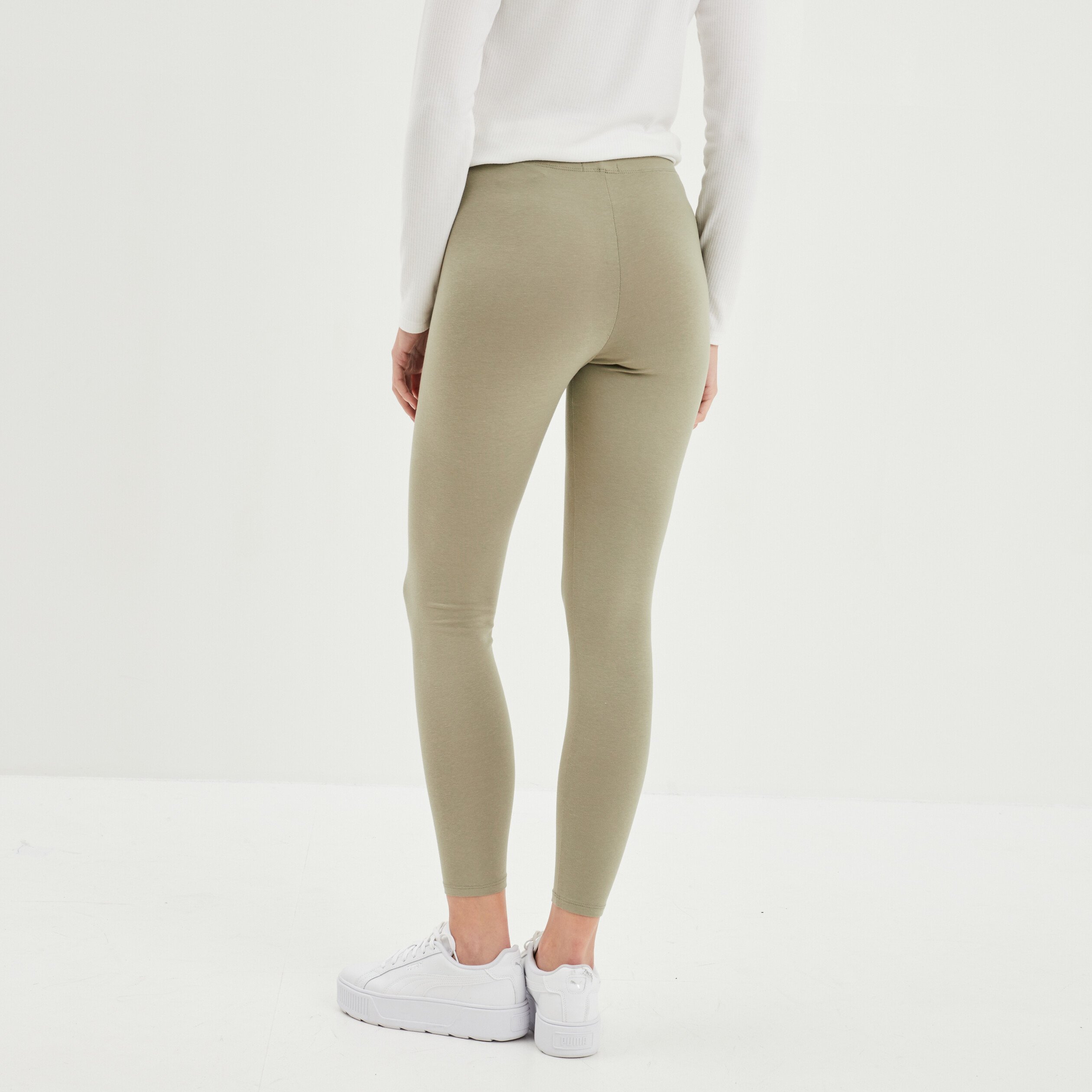 Legging kaki femme hotsell