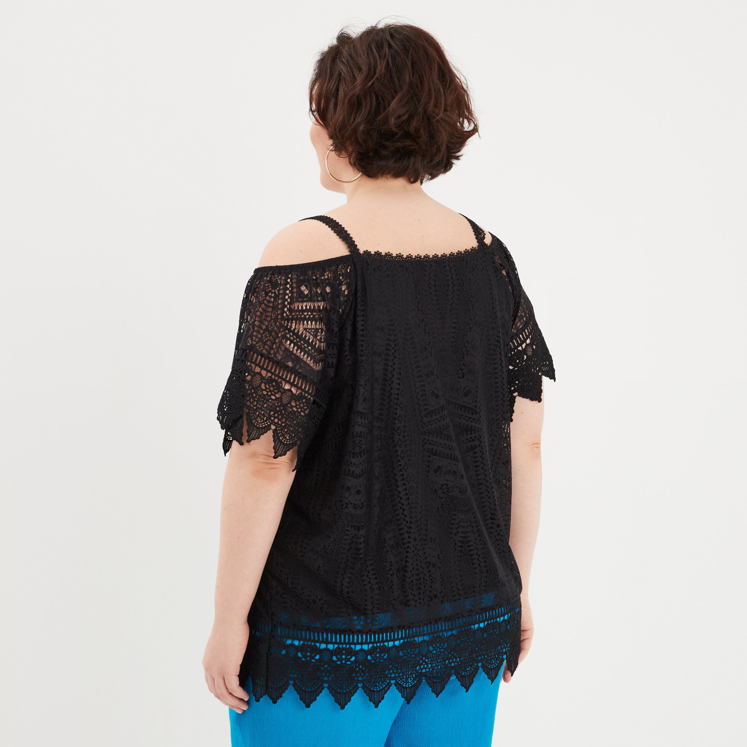 t shirt manches courtes noir femmegt T-shirt manches courtes noir femme grande taille