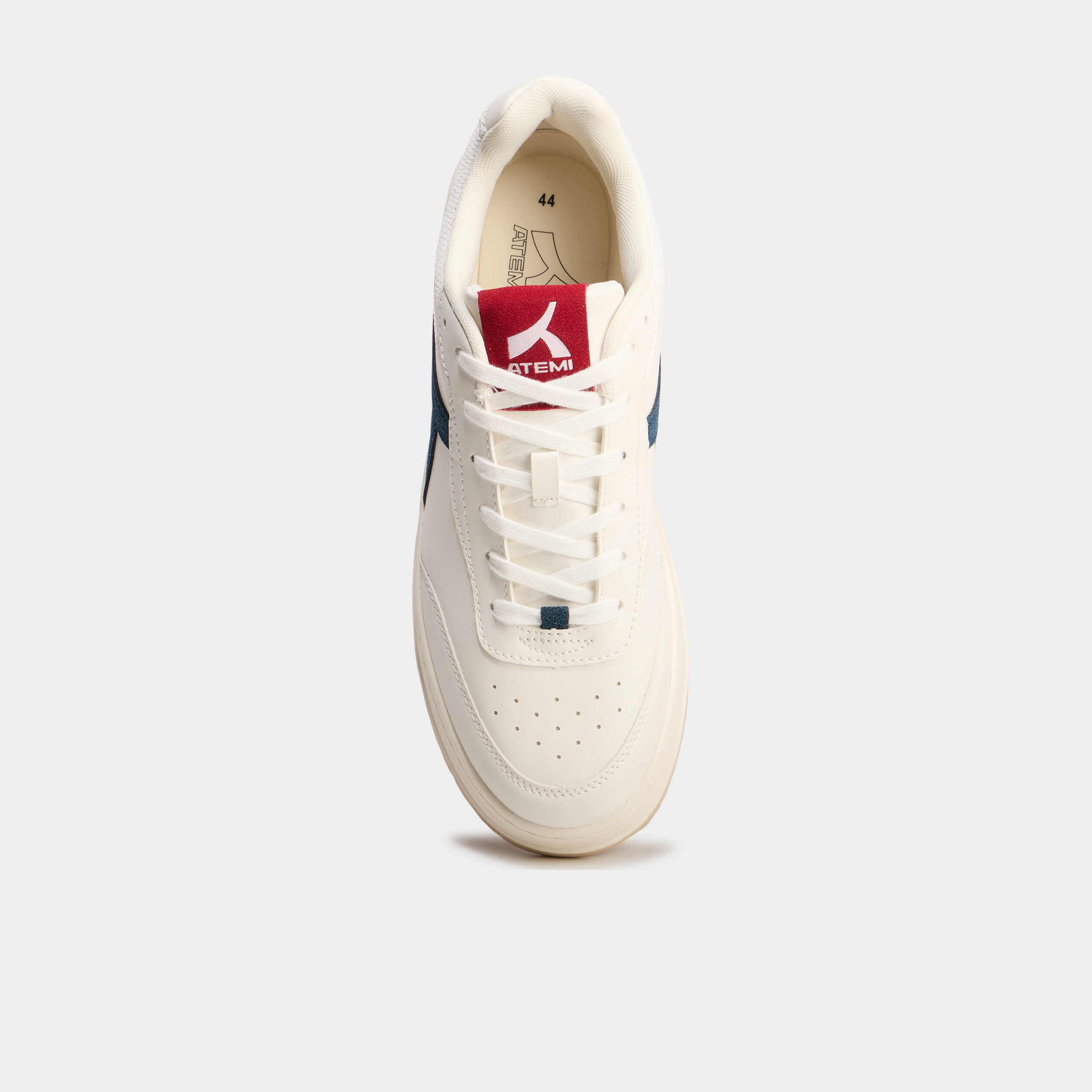 Baskets &agrave; lacets semelle plate multicolore homme