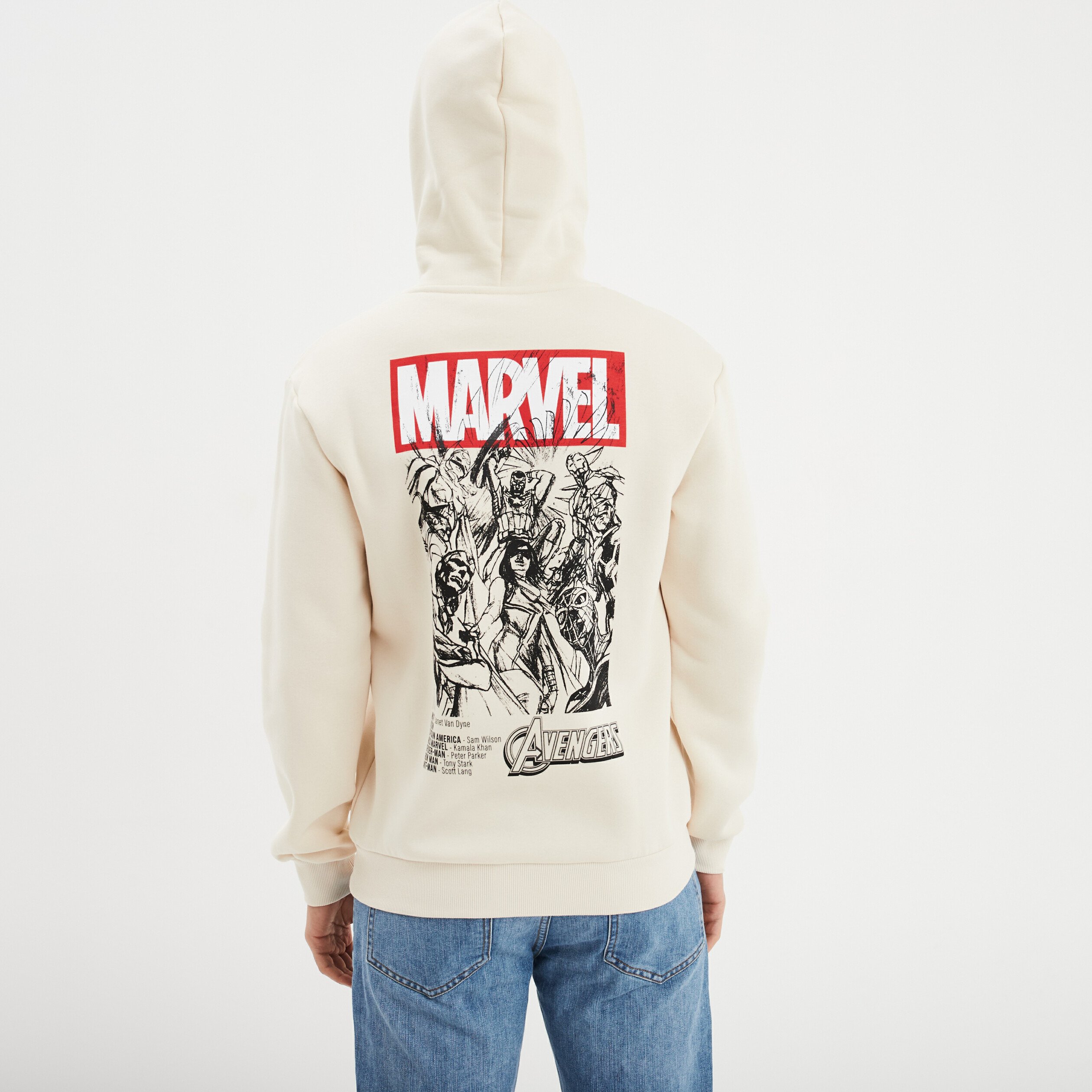 Sweat a capuche hoodie Marvel Avengers sable homme