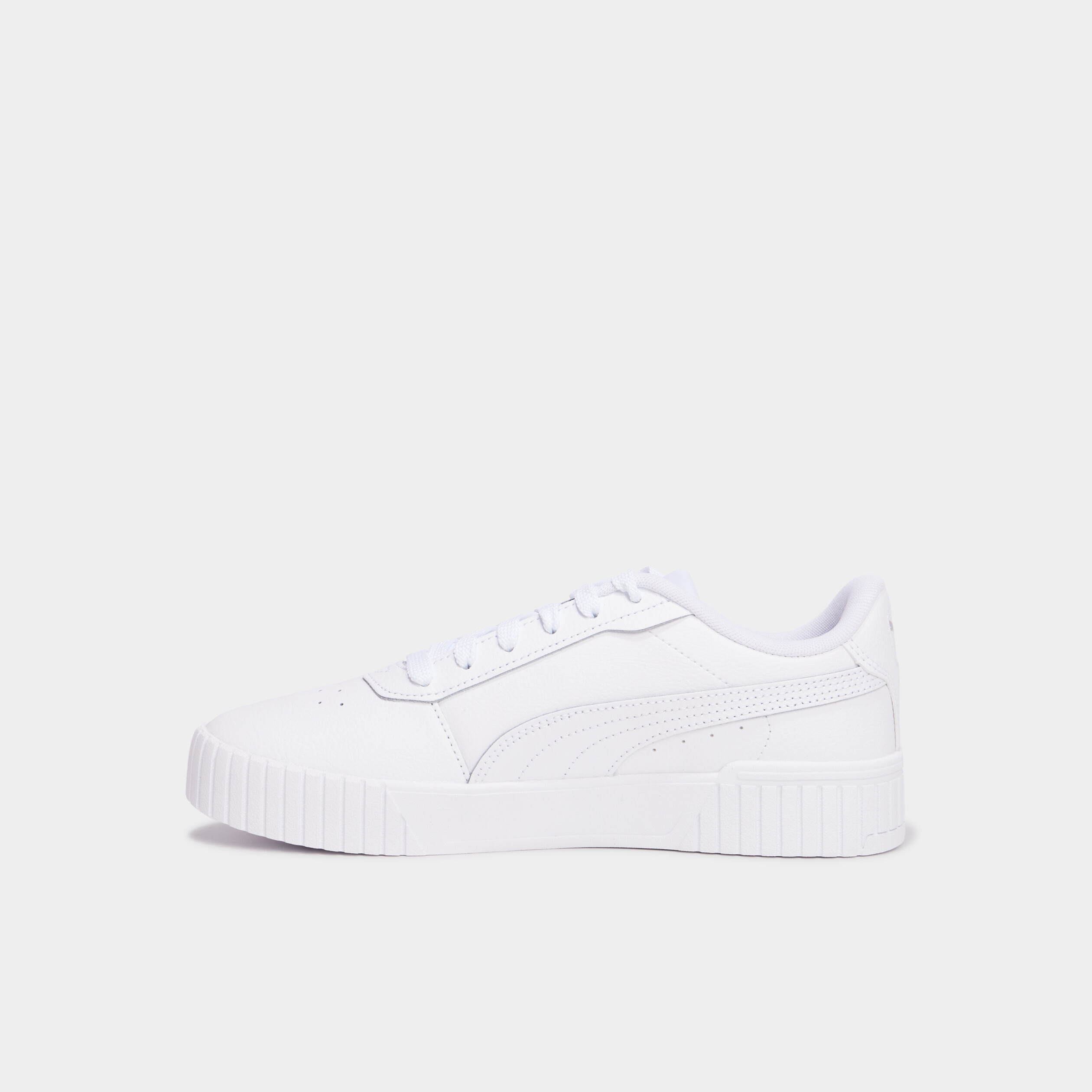 Tennis à lacets Puma Carina blanc femme