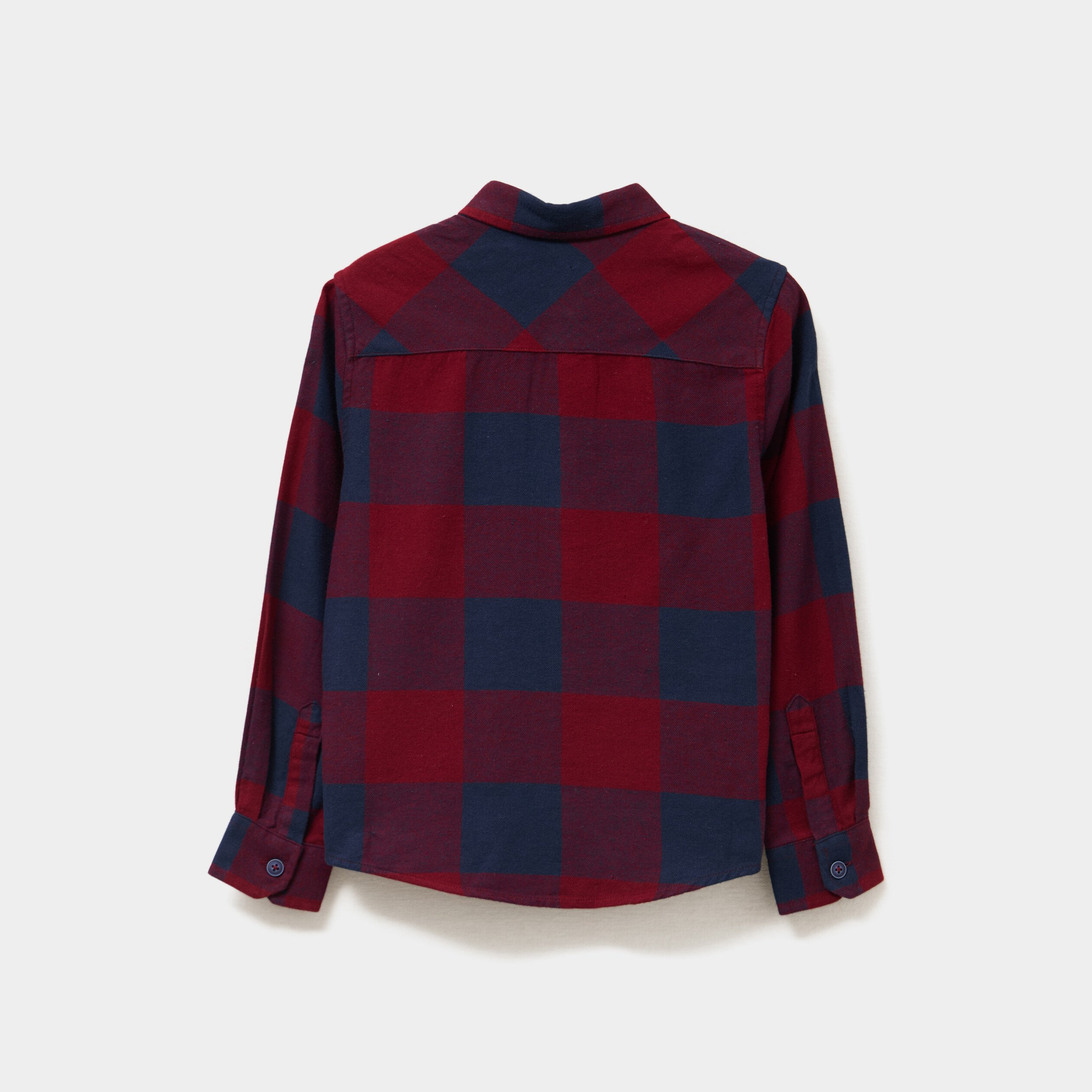 chemise 1 poche manches longues coton bordeaux garcon Chemise 1 poche manches longues coton bordeaux garçon