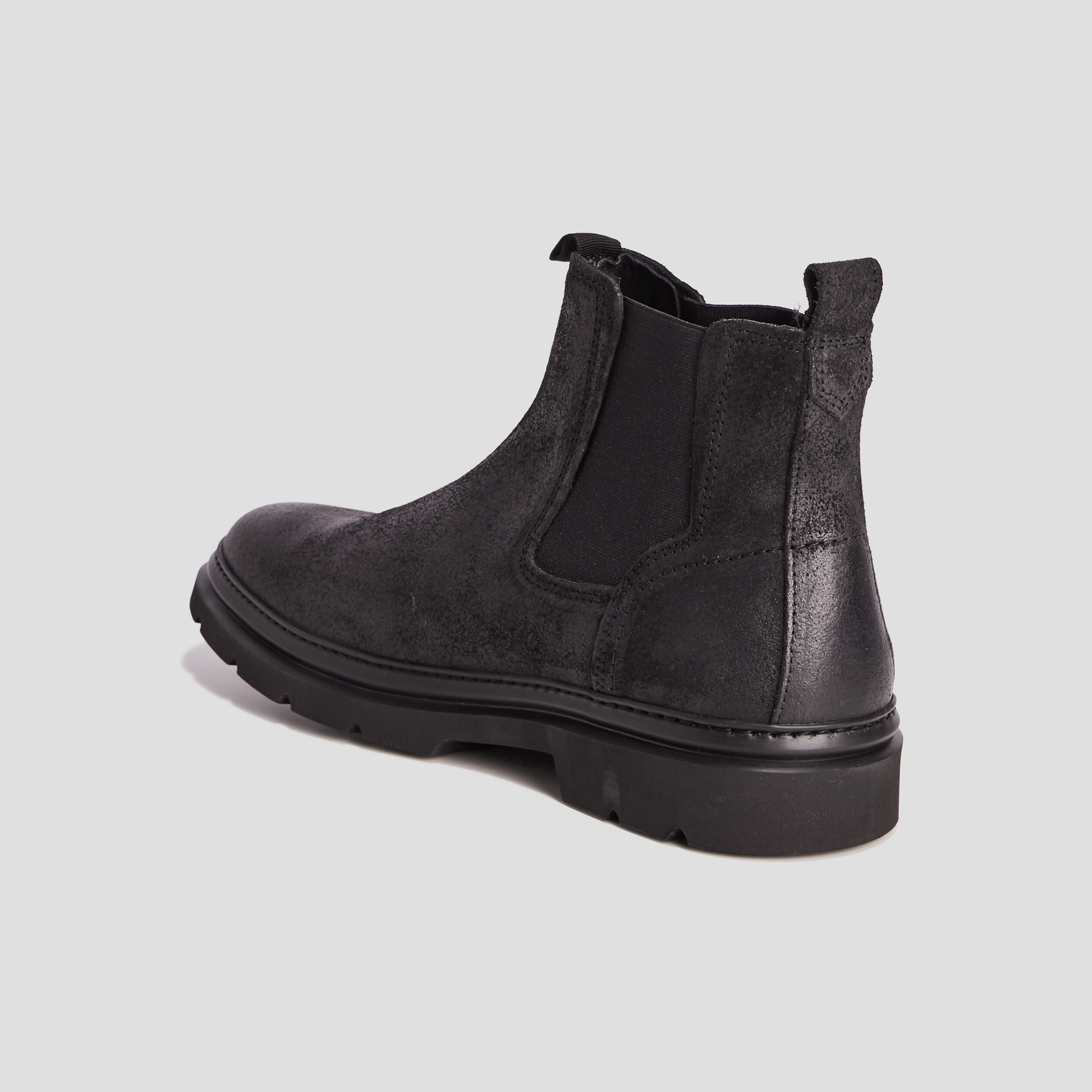 bottines chelsea en cuir noir homme Bottines chelsea en cuir noir homme