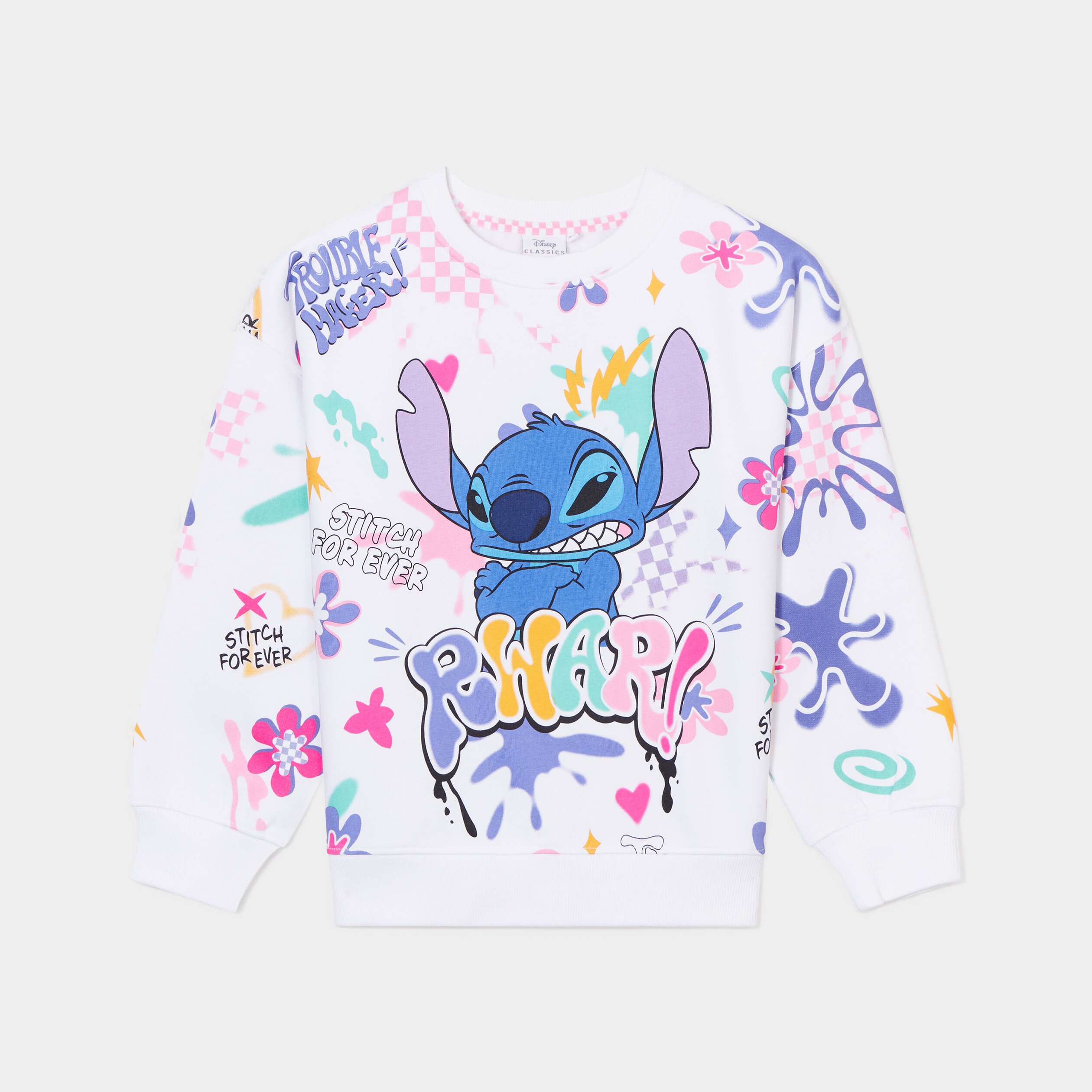 SWEAT LILO & STITCH © DISNEY - Blanc