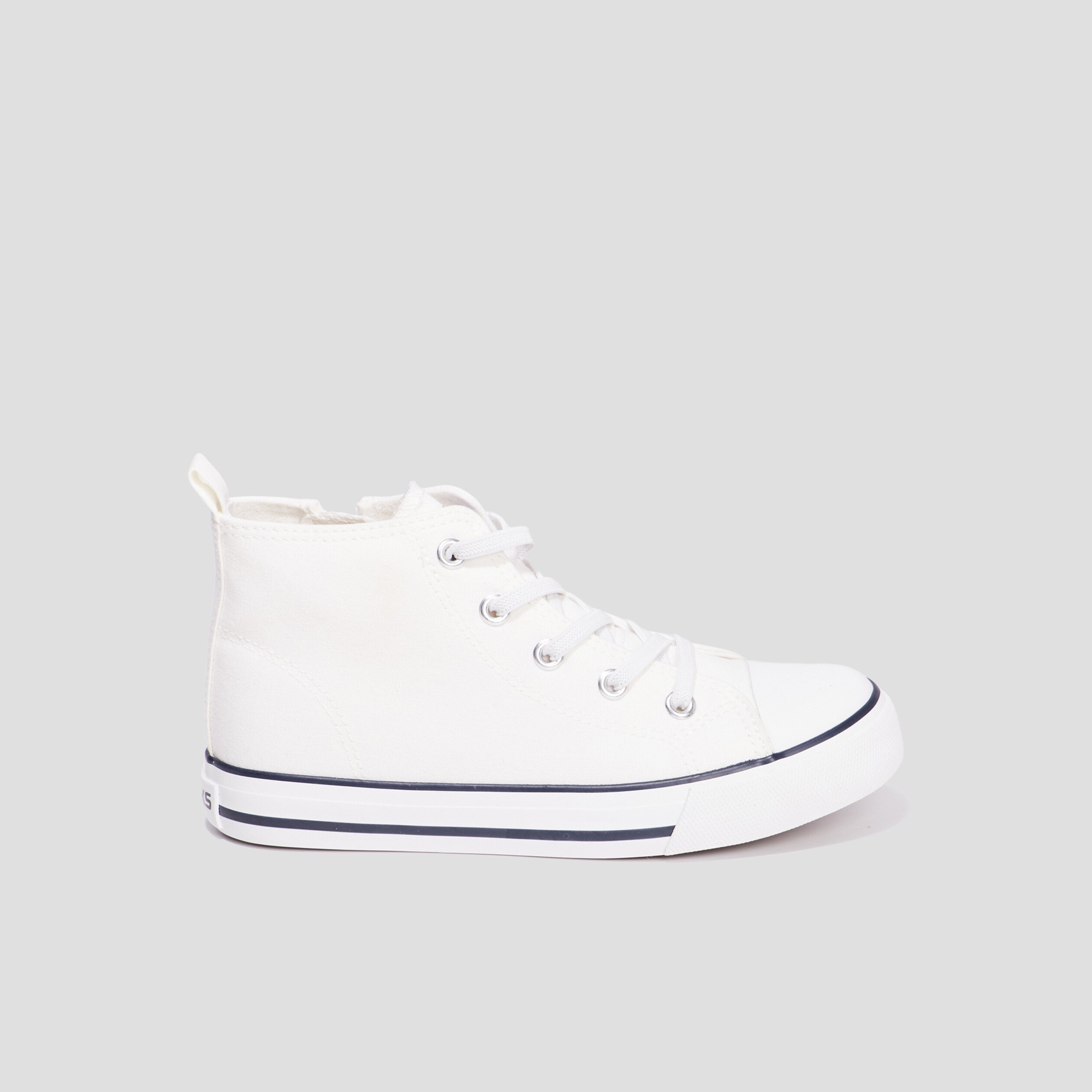 tennis montantes en toile creeks blanc fille Tennis montantes en toile Creeks blanc fille