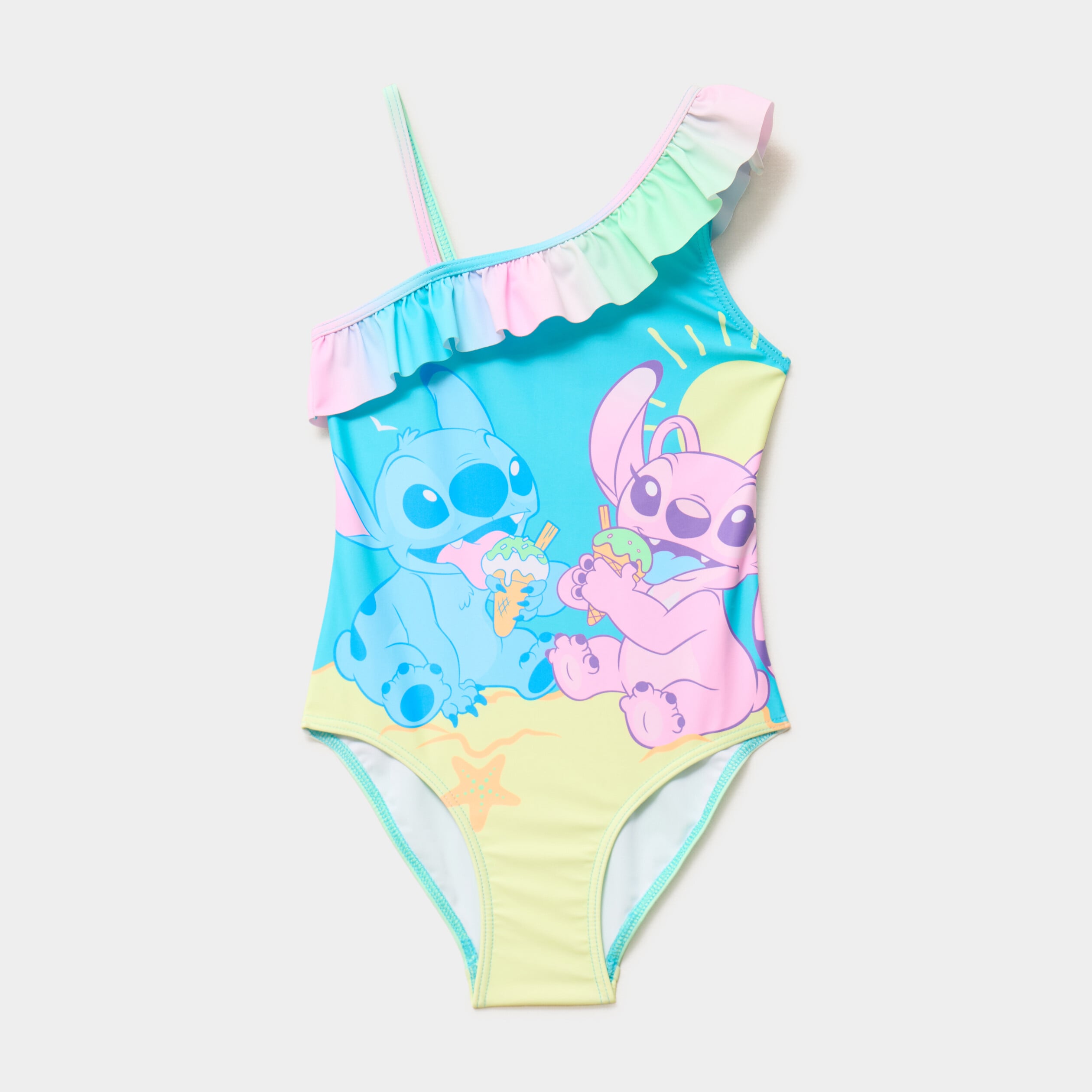 Maillot de bain une pi&egrave;ce Stitch multicolore fille