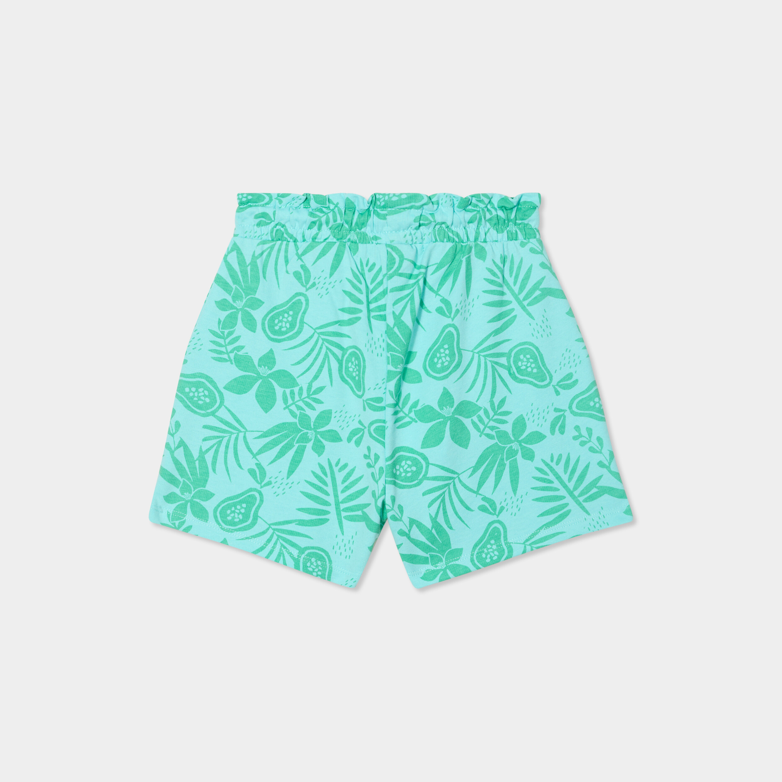 Short jogging slouchy bleu clair fille