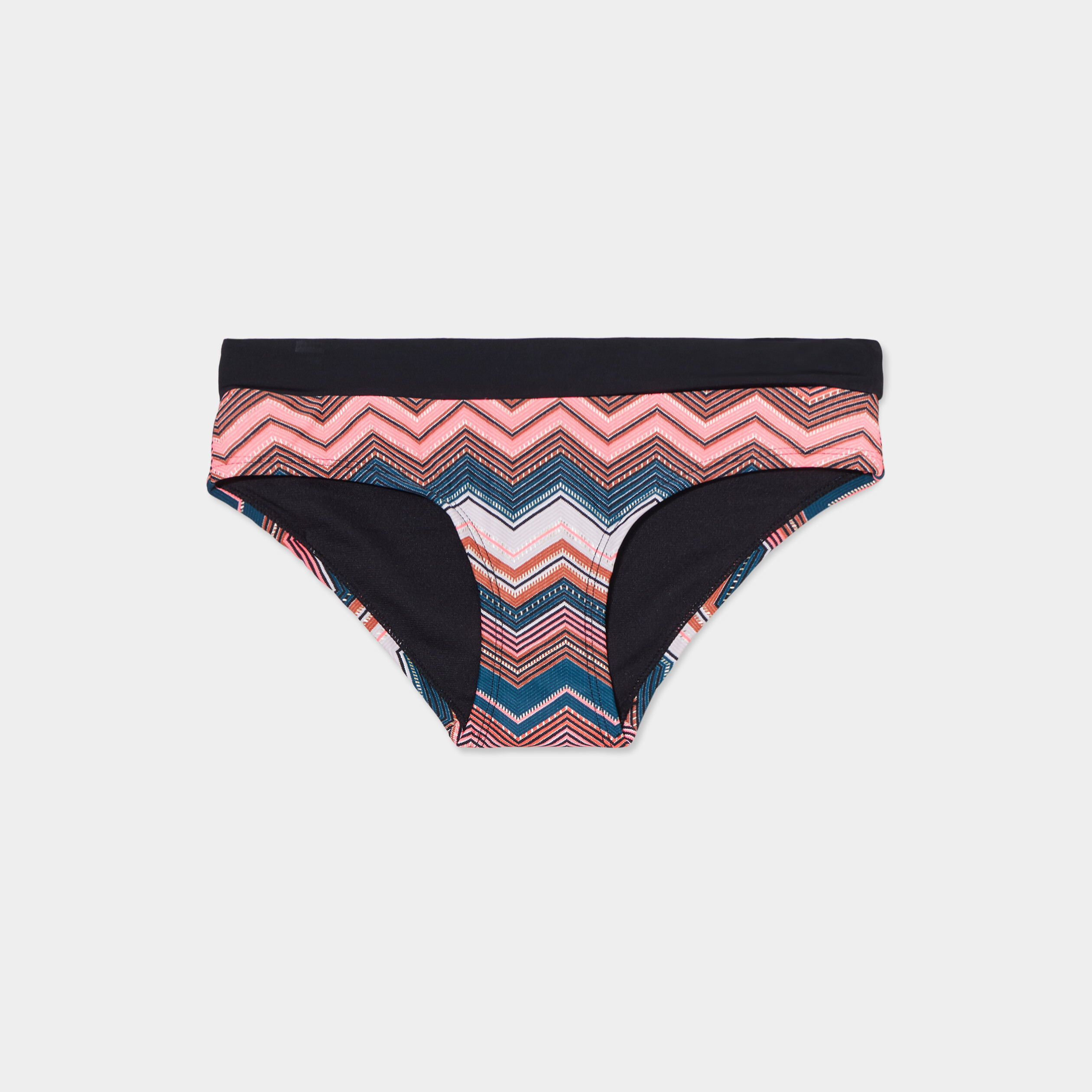 Bas de maillot de bain shorty multicolore femme