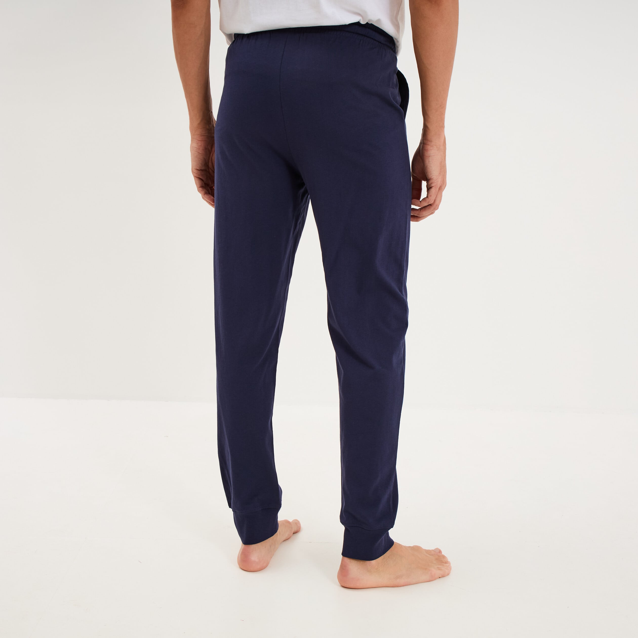 Lot 2 pantalons de pyjama coton bleu homme