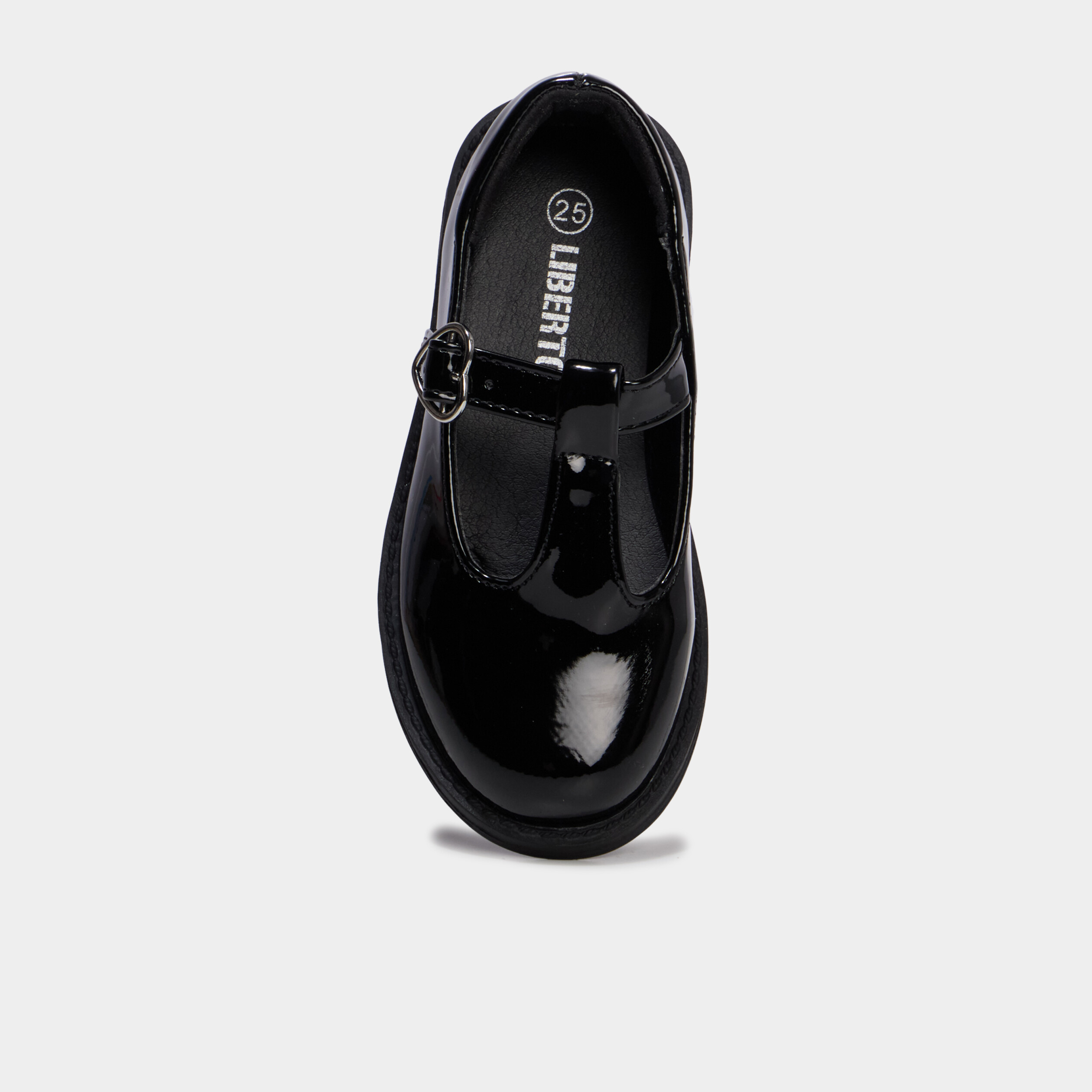 Babies salom&eacute; vernies noir fille