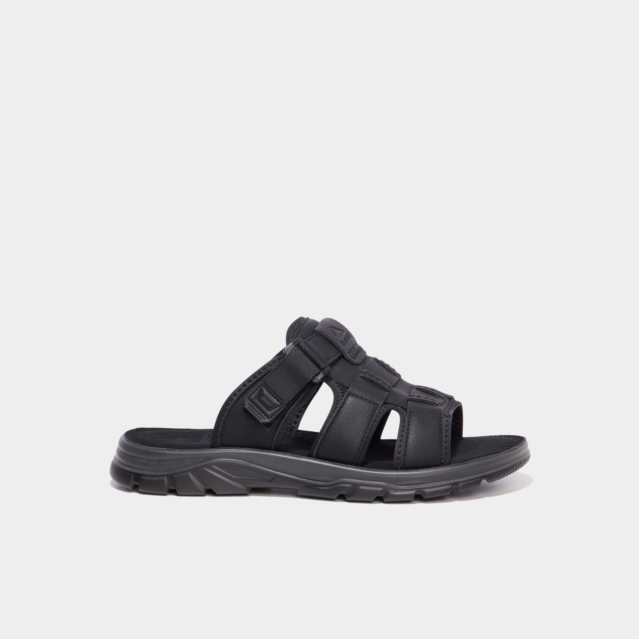 Mules &agrave; scratchs noir homme