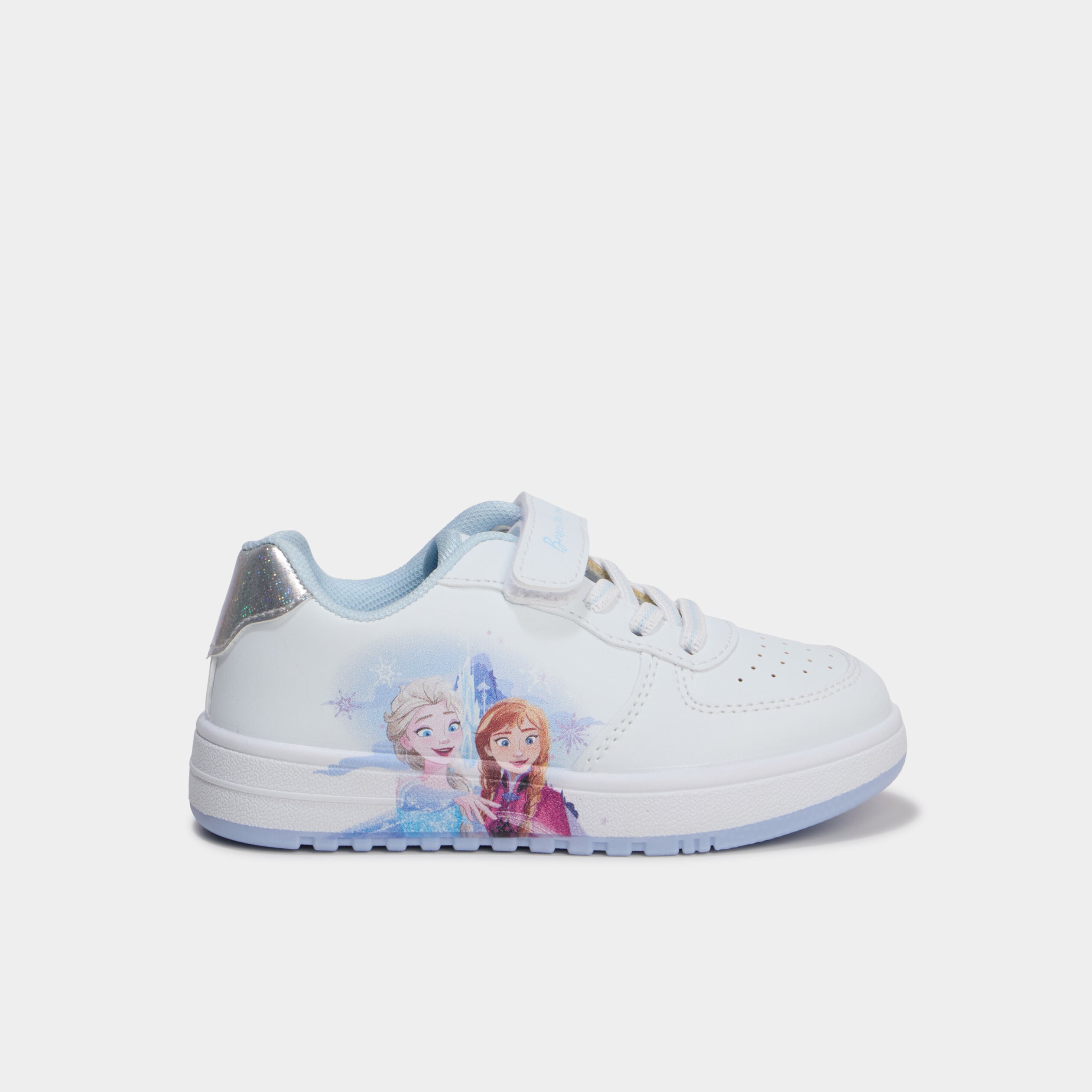 Tennis basses Reine des neiges blanc fille