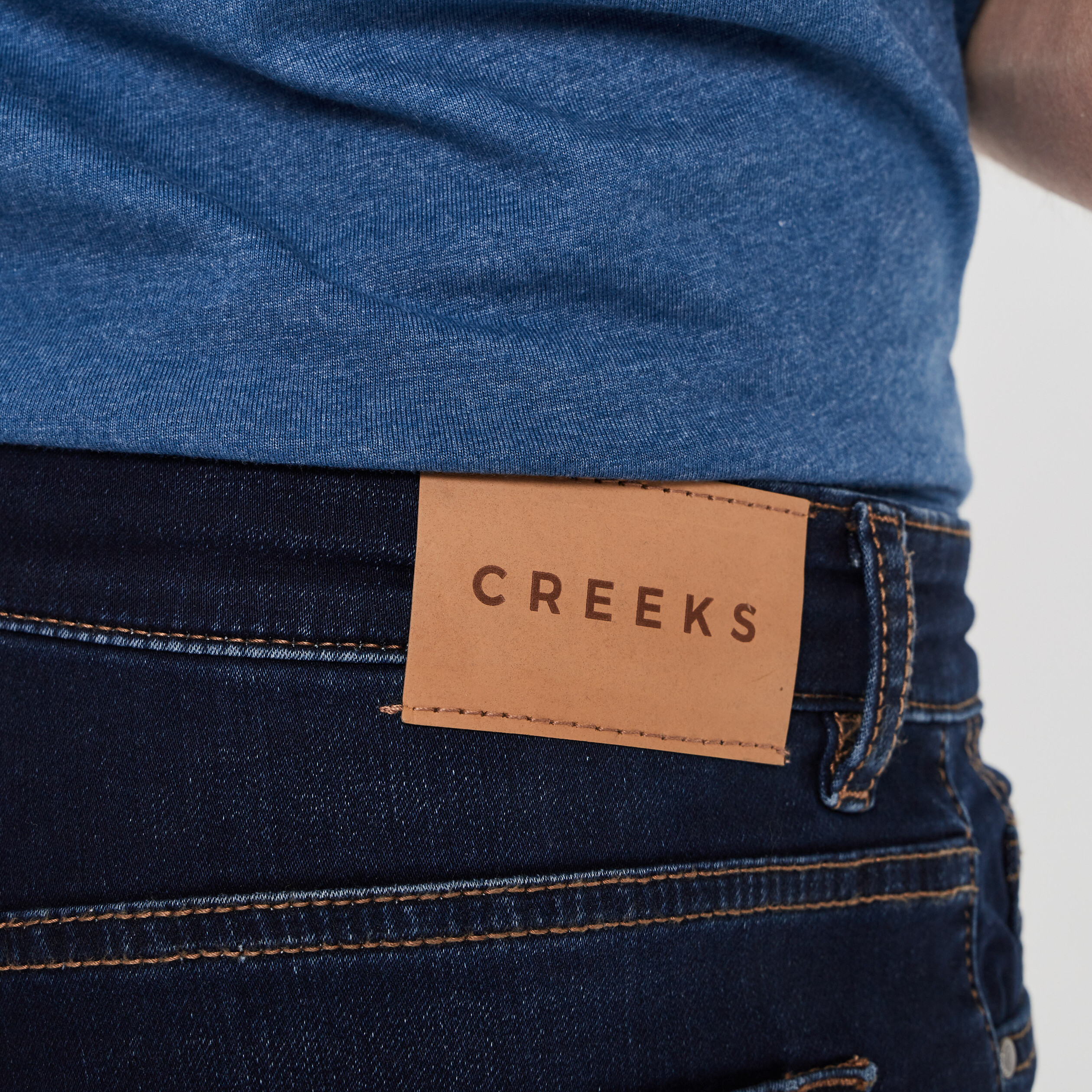 Bermuda straight en jean denim brut homme