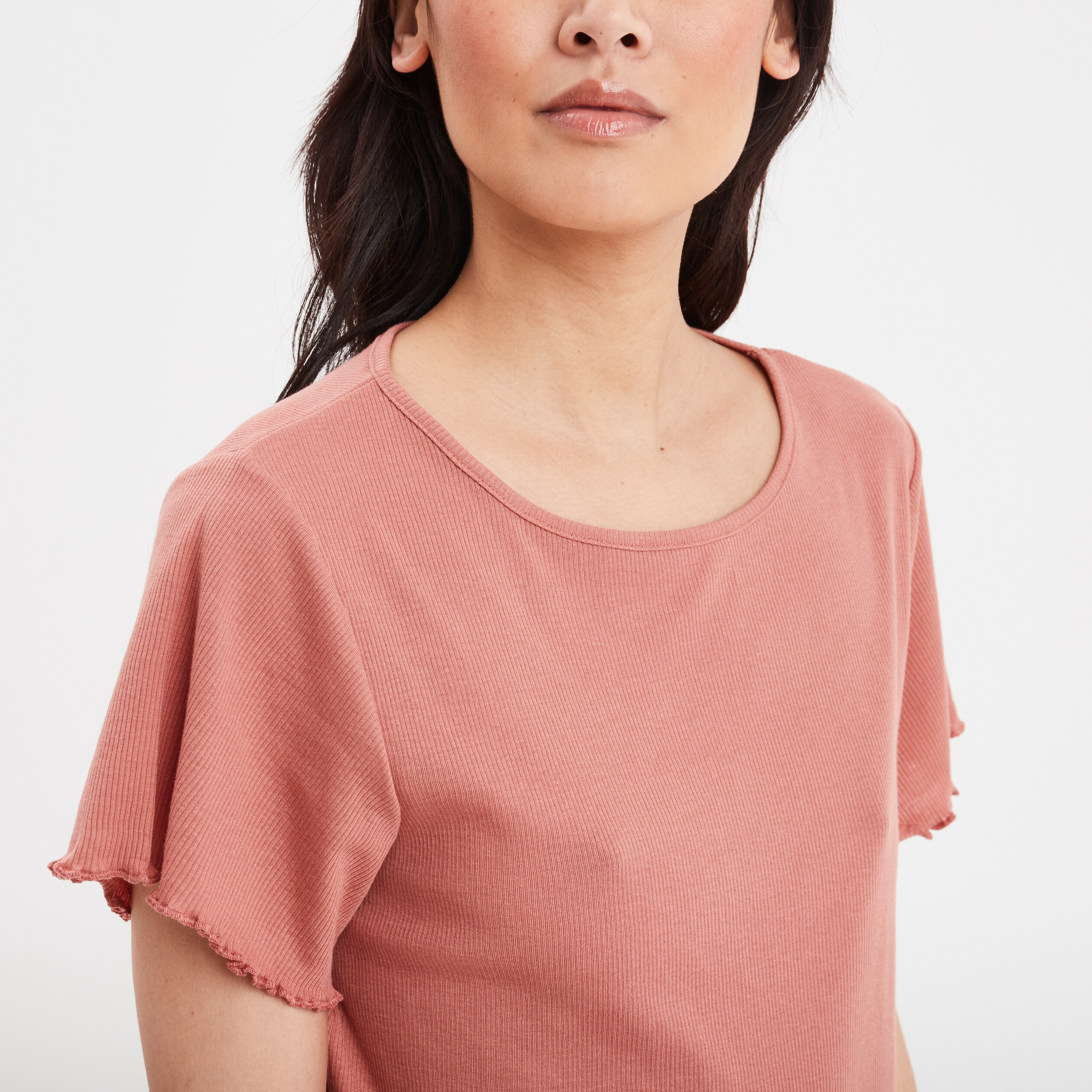 haut de pyjama manches courtes vieux rose femme Haut de pyjama manches courtes vieux rose femme