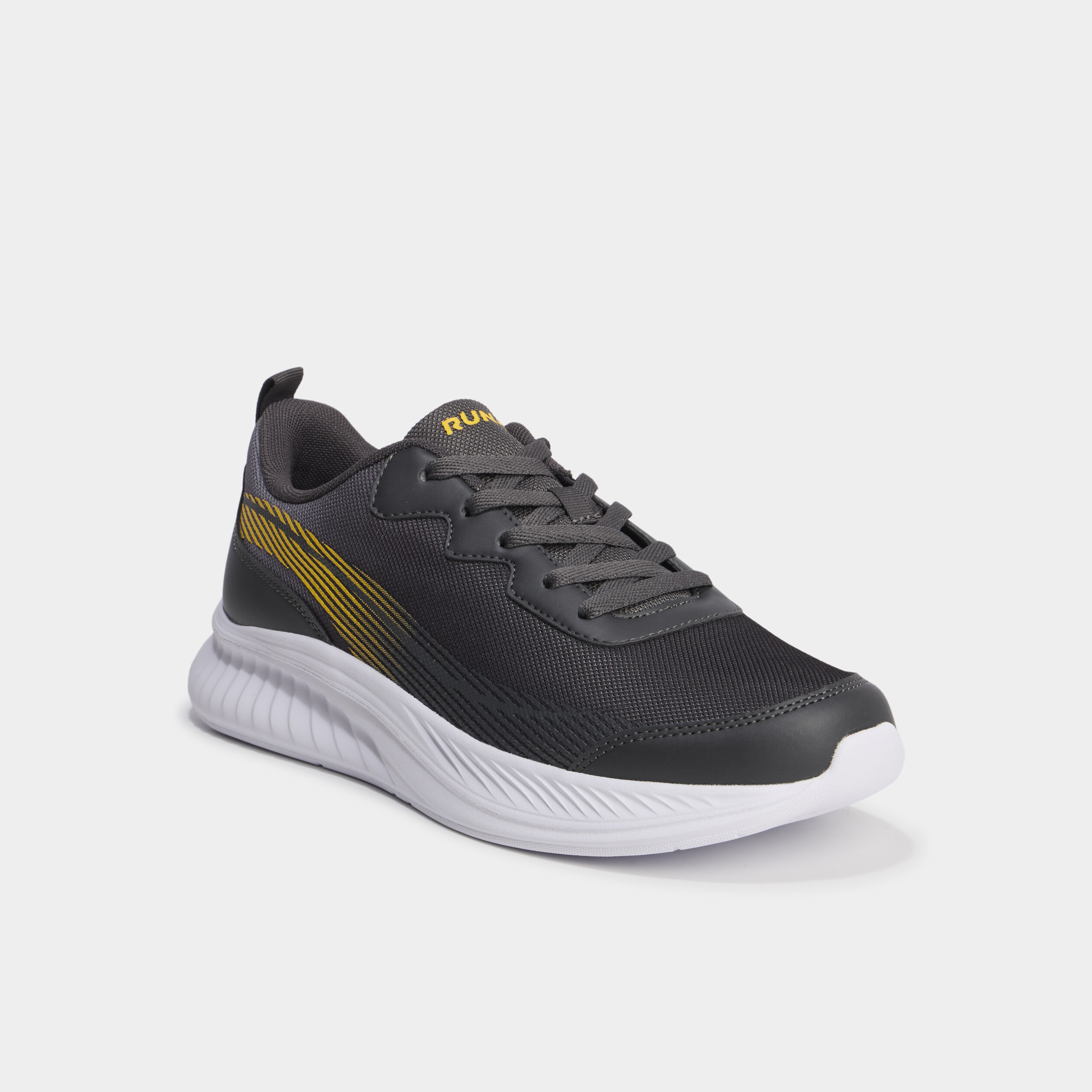 baskets running a scratchs gris homme Baskets running à scratchs gris homme
