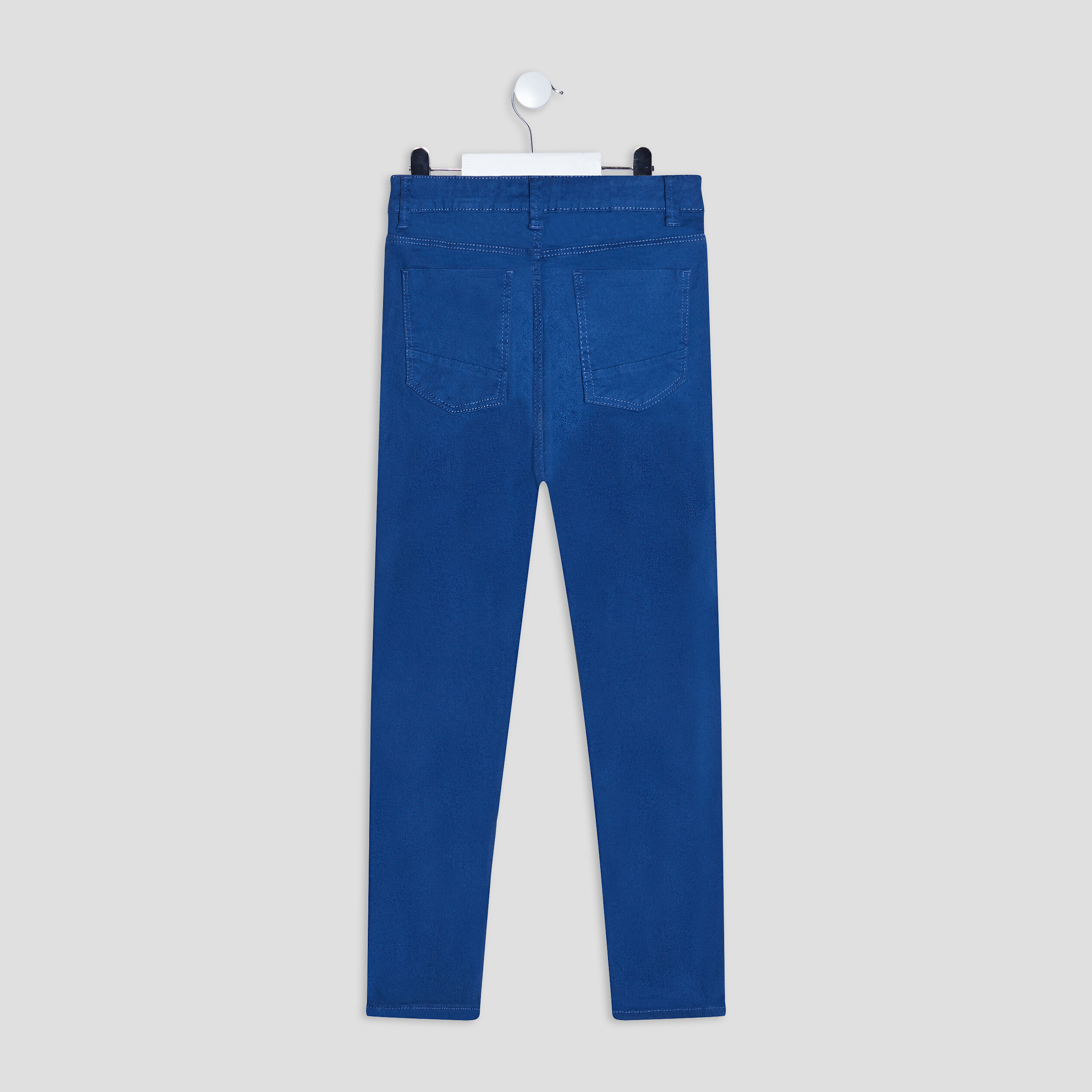 pantalon slim stretch bleu roi garcon Pantalon slim stretch bleu roi garçon