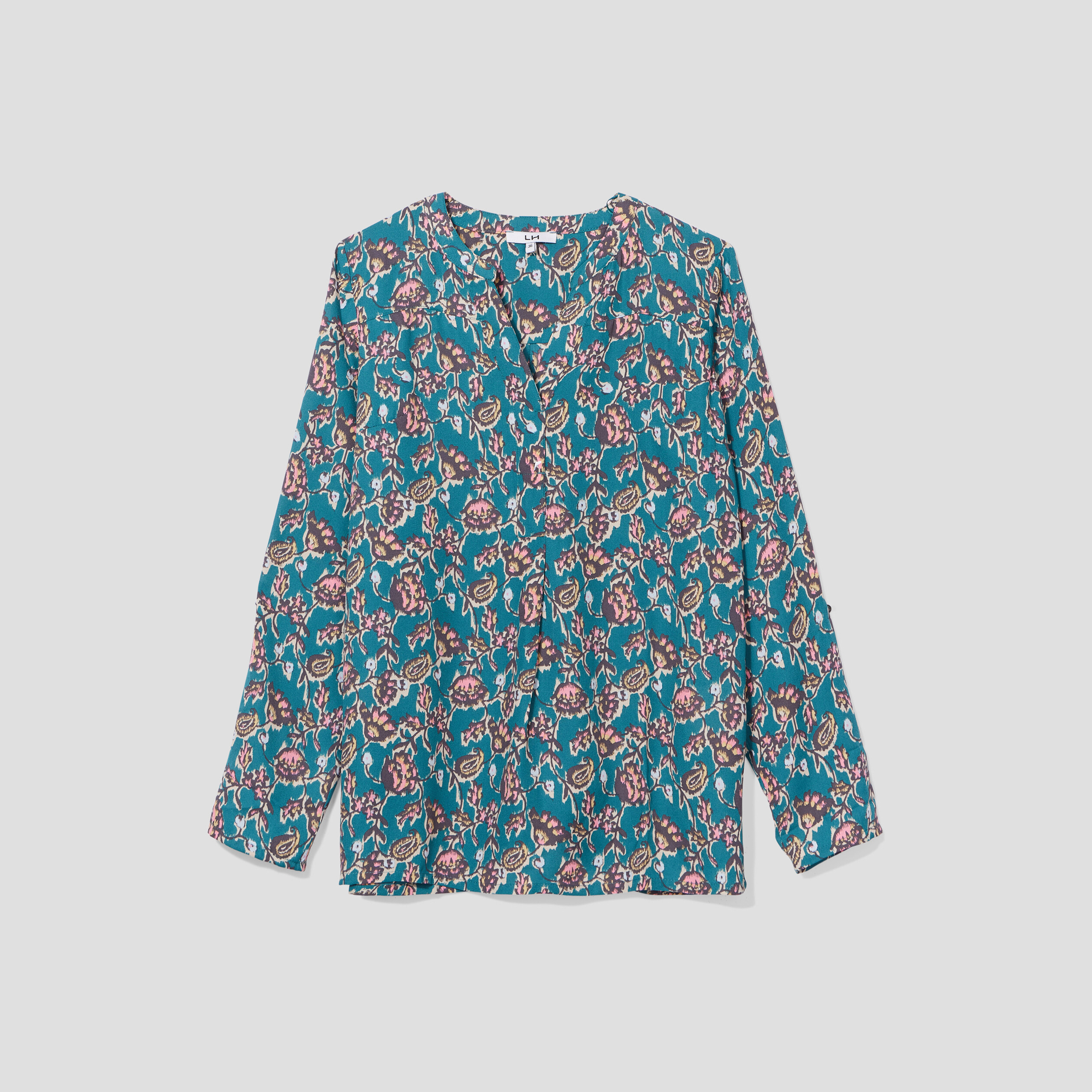 blouse manches longues vert fonce femme Blouse manches longues vert foncé femme