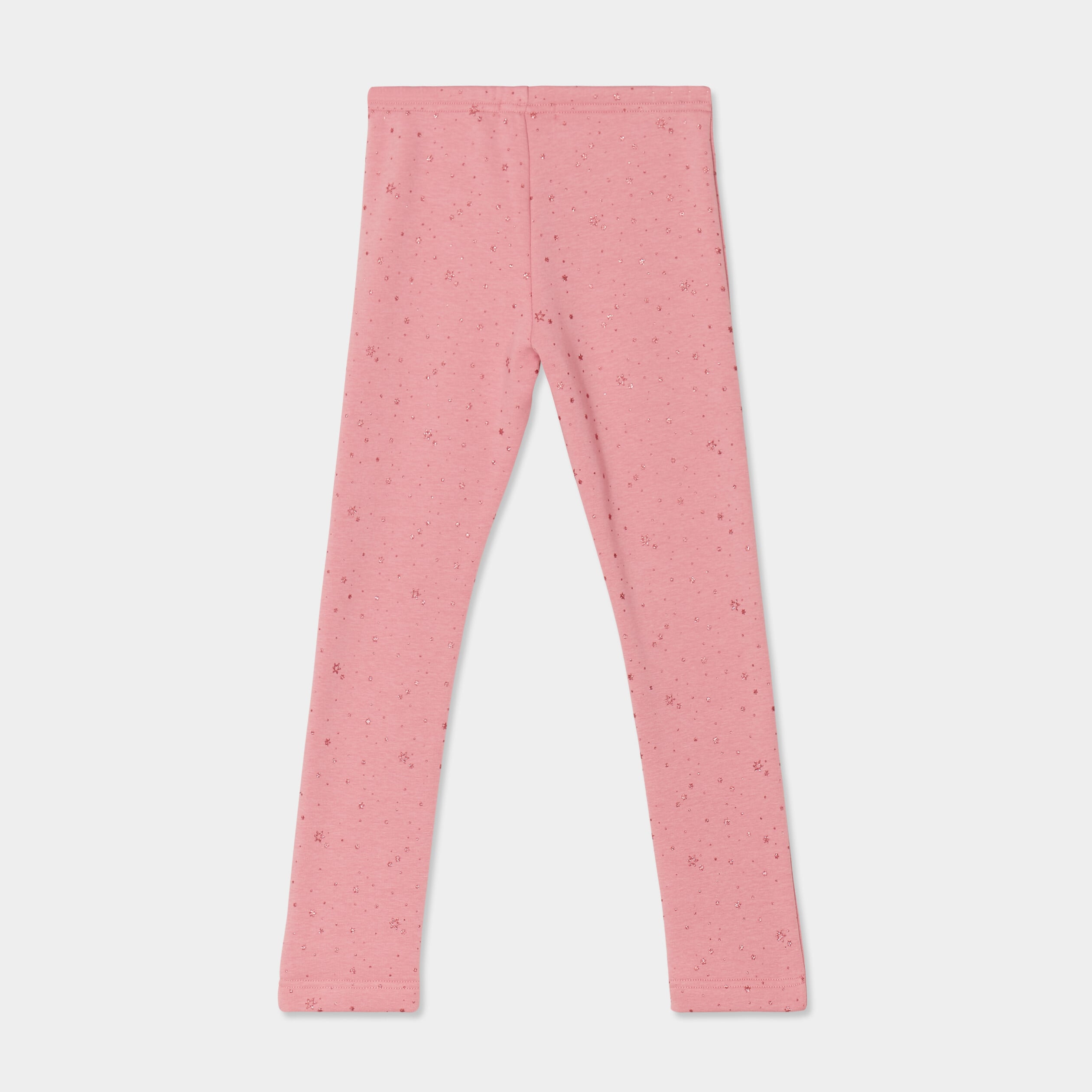 Legging doubl&eacute; chaud vieux rose fille