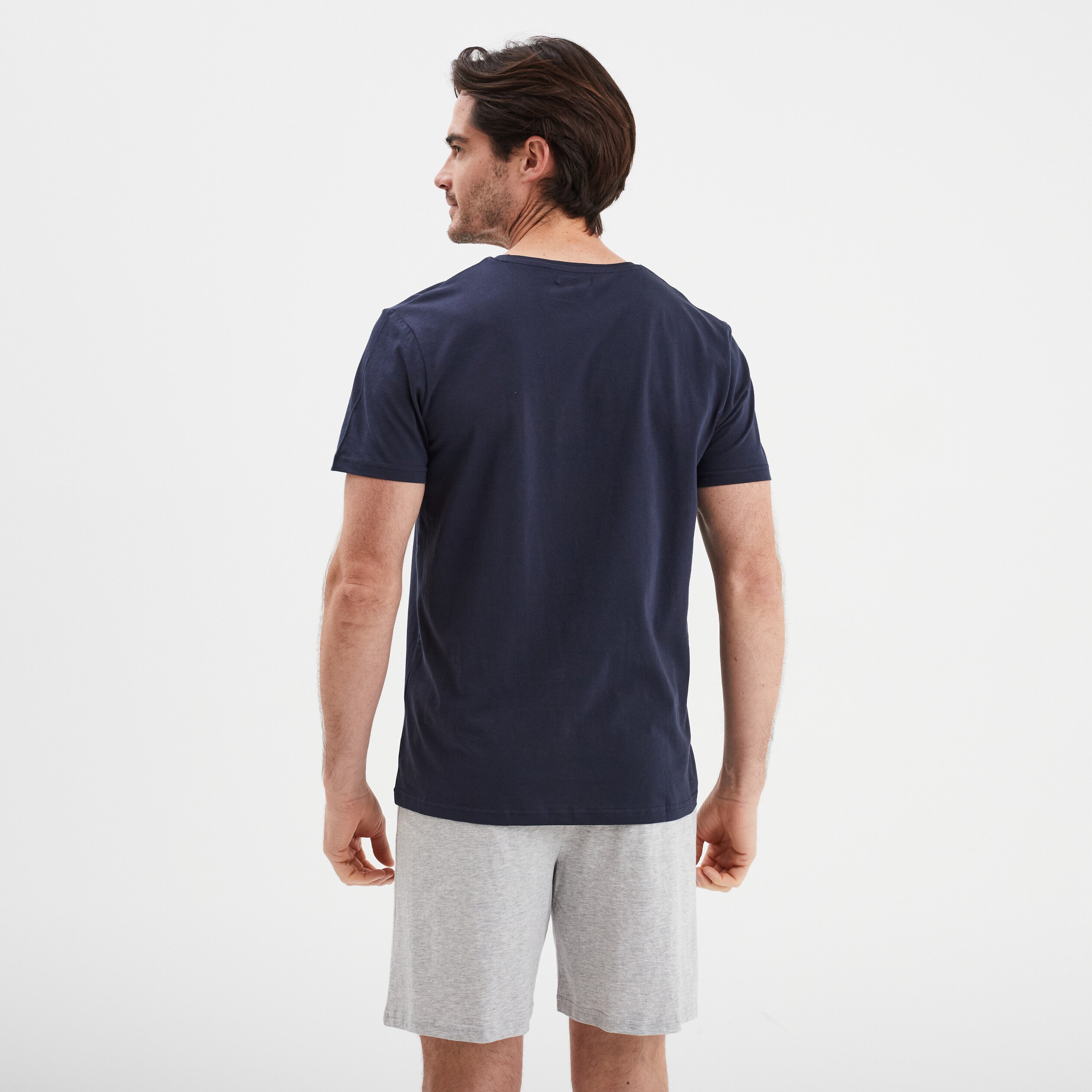 ensemble pyjama 2 pieces bleu marine homme Ensemble pyjama 2 pièces bleu marine homme
