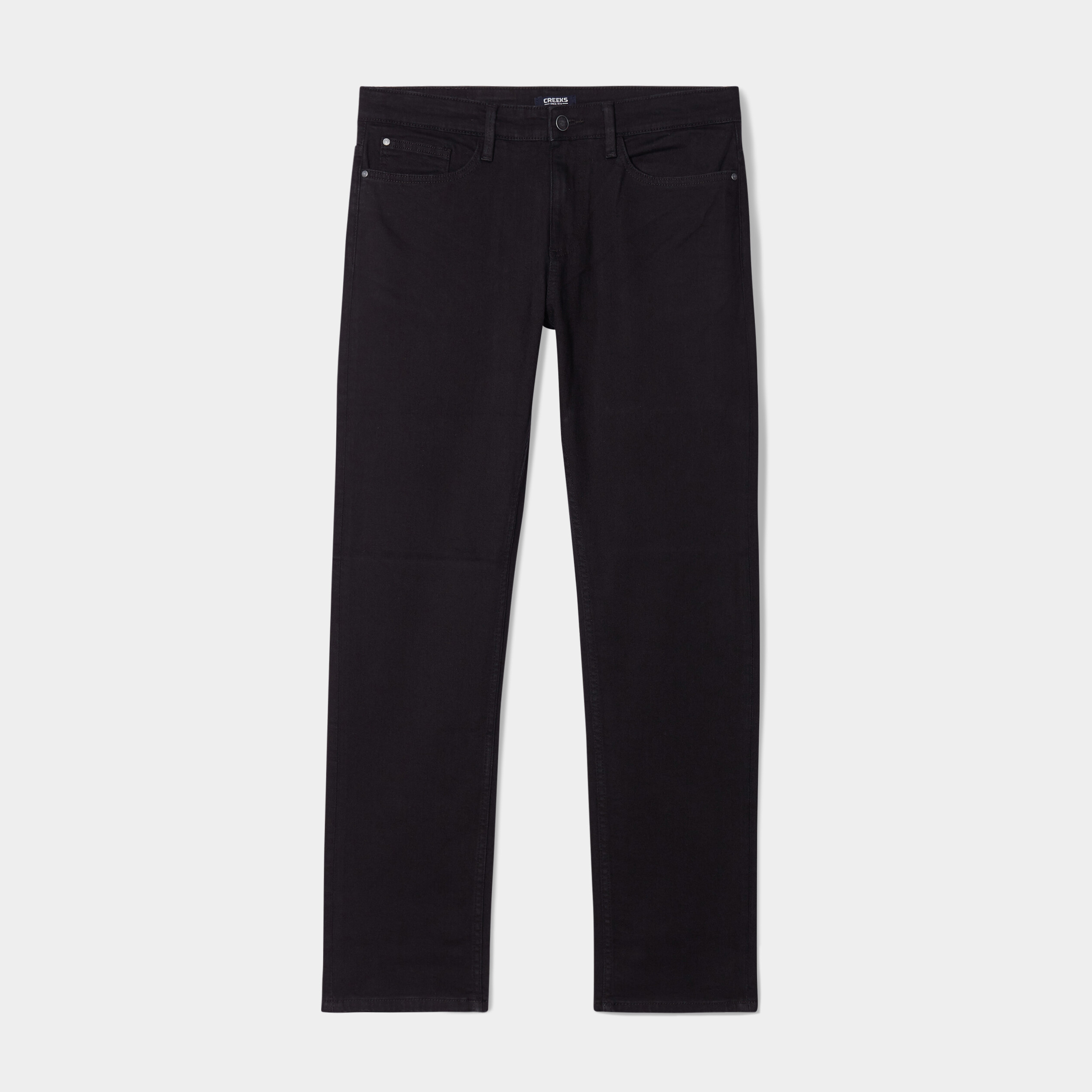 jeans regular 5 poches creeks denim noir homme Jeans regular 5 poches Creeks denim noir homme