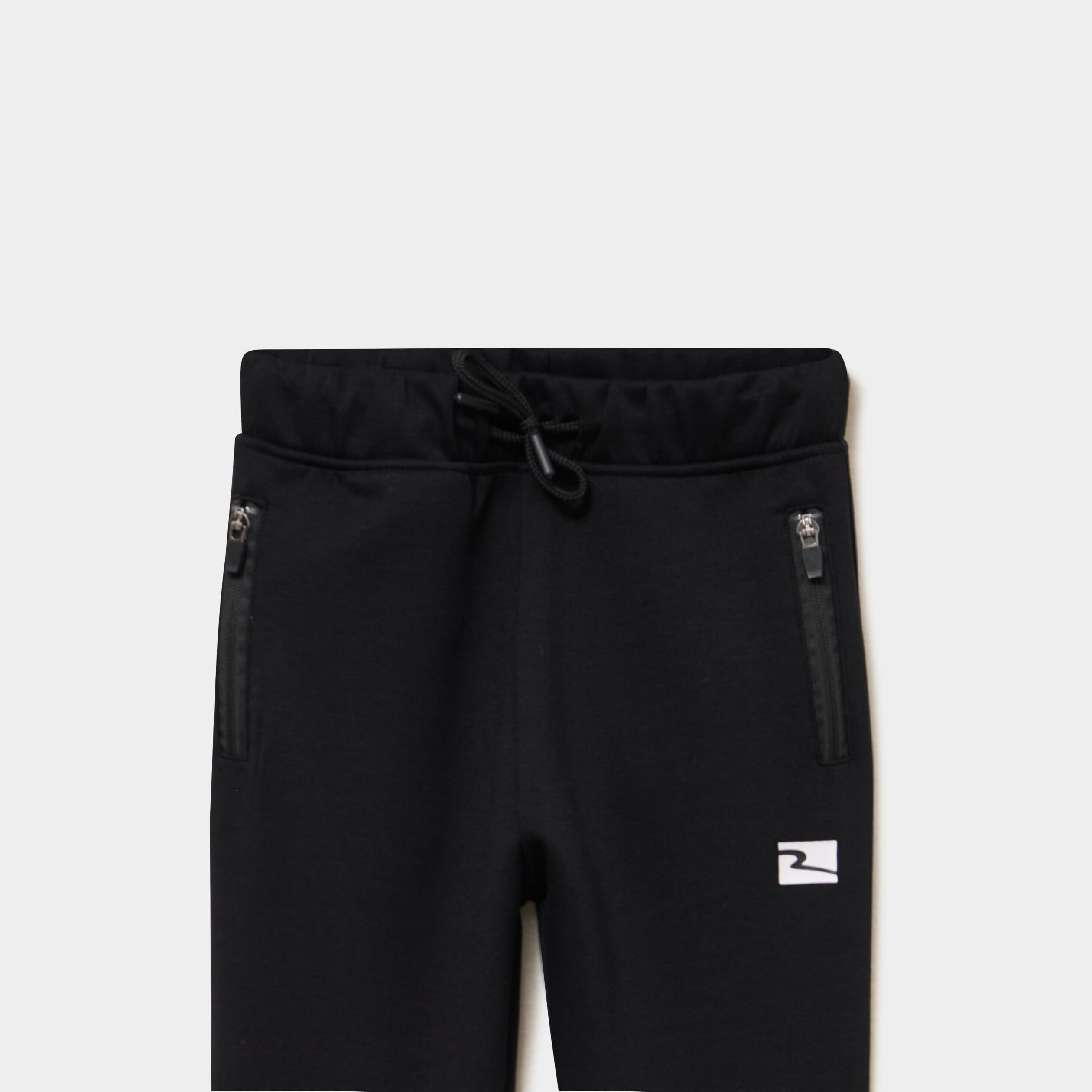 Pantalon de jogging ajust&eacute; noir gar&ccedil;on