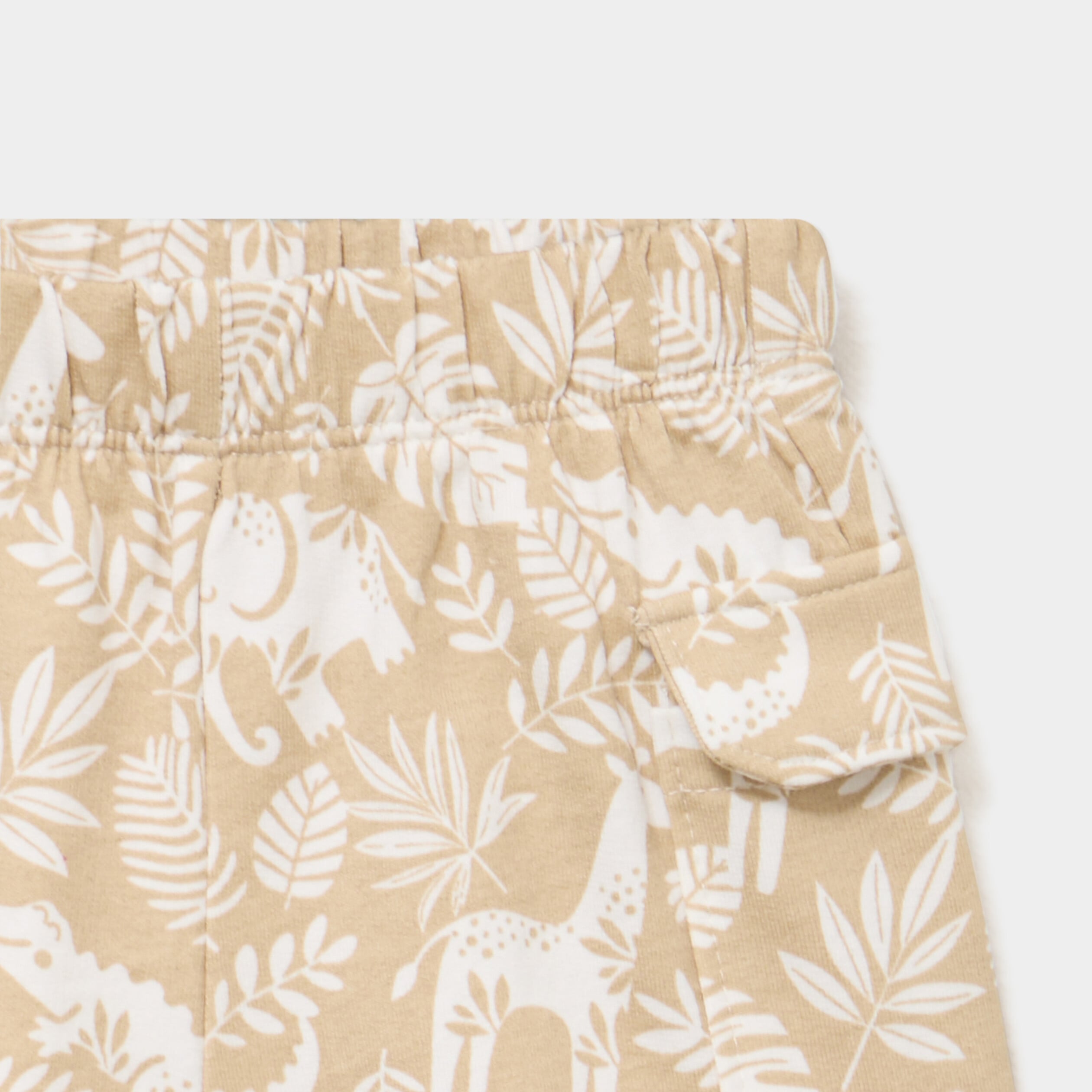 Short poches avec rabat beige b&eacute;b&eacute; gar&ccedil;on