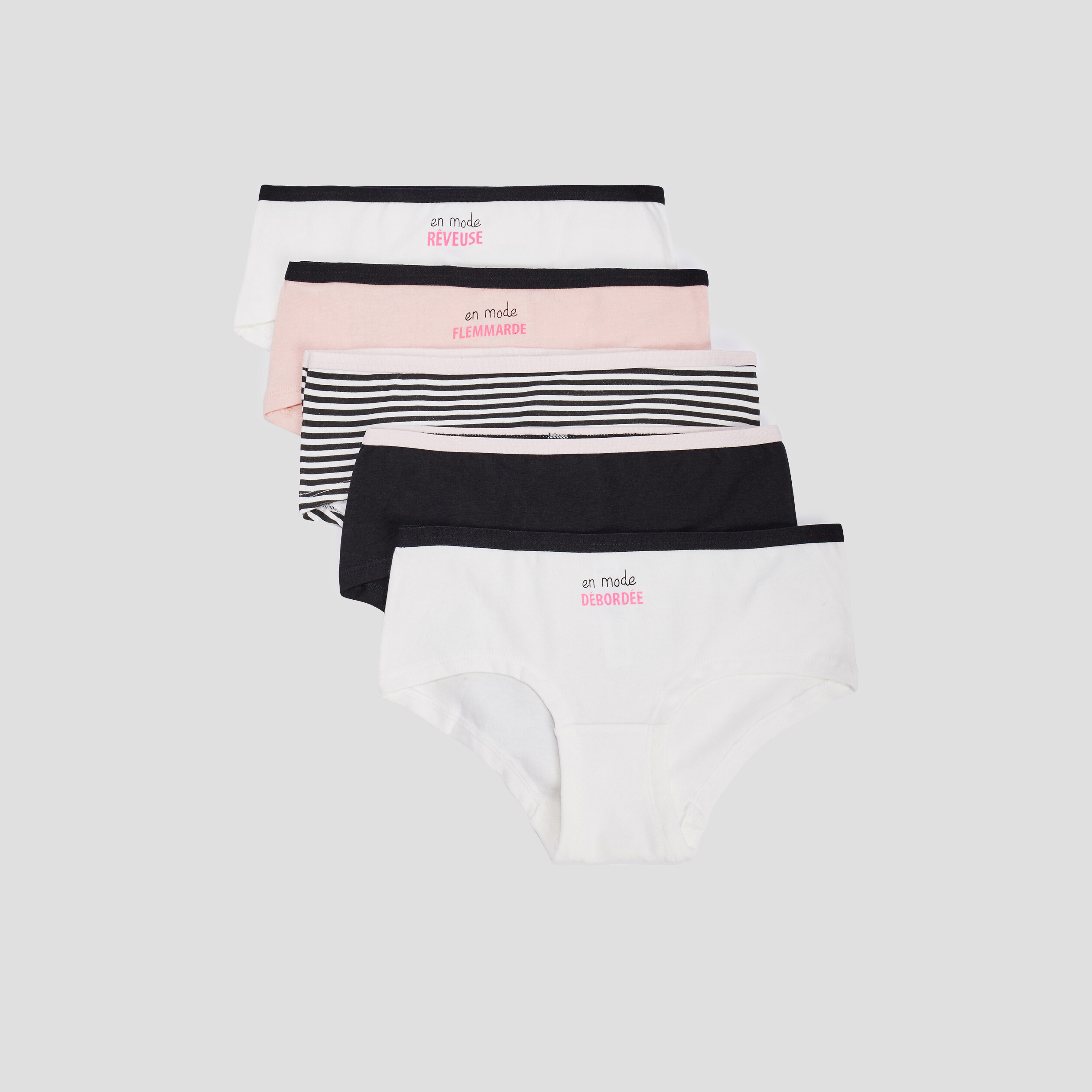 lot 5 shortys rose fille Lot 5 shortys rose fille