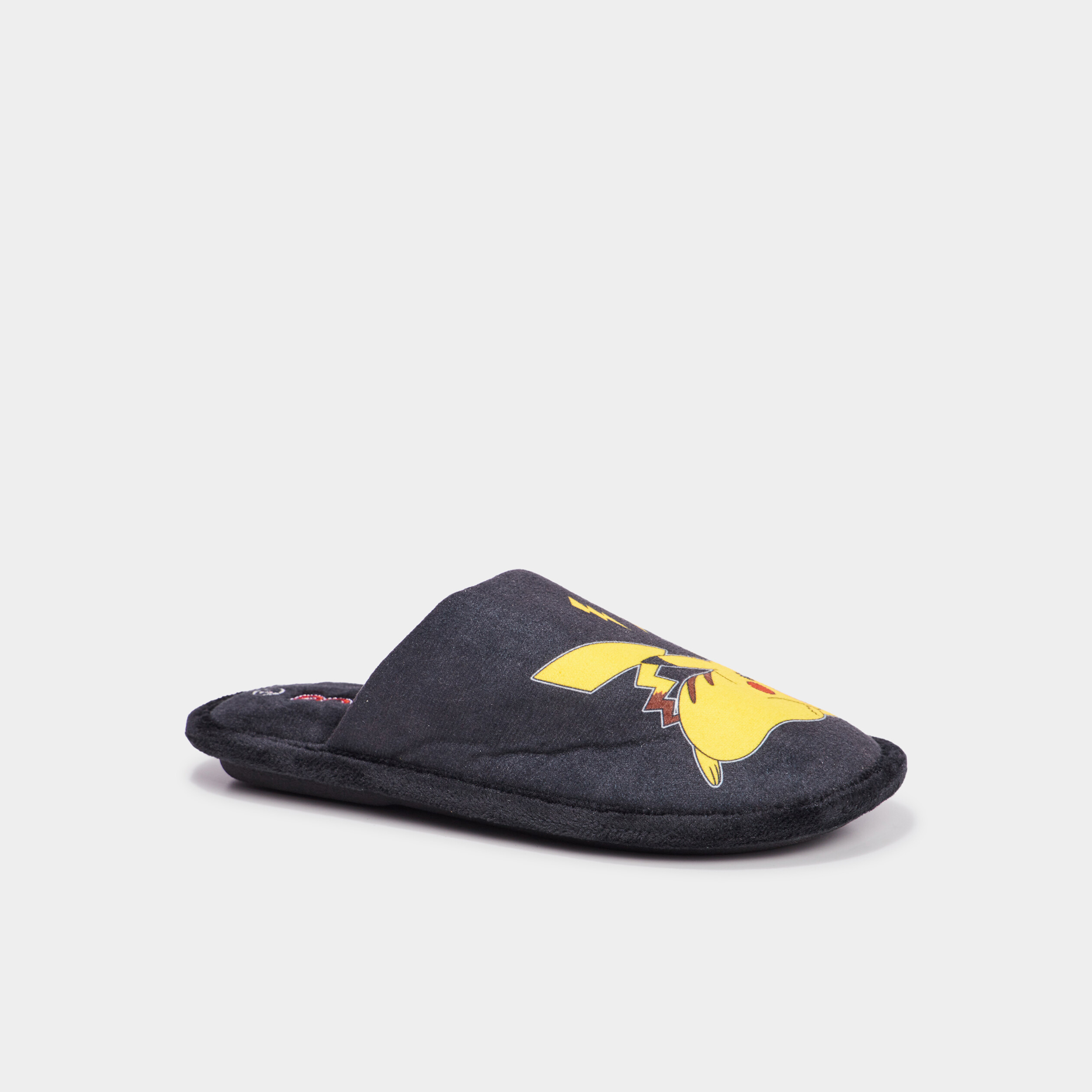 Chaussons mules Pokémon Pikachu noir garçon