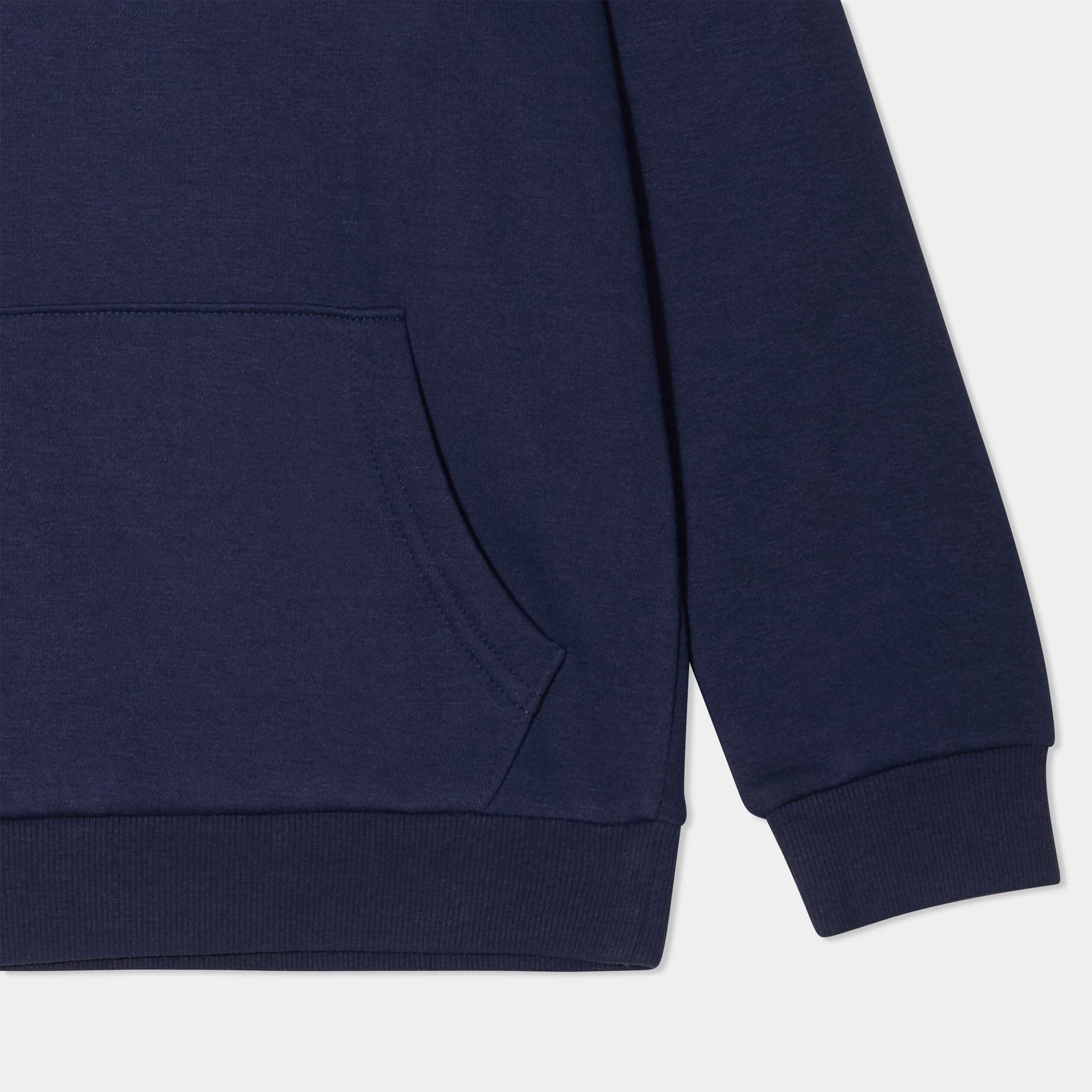 Sweat &agrave; capuche hoodie oversize bleu marine gar&ccedil;on