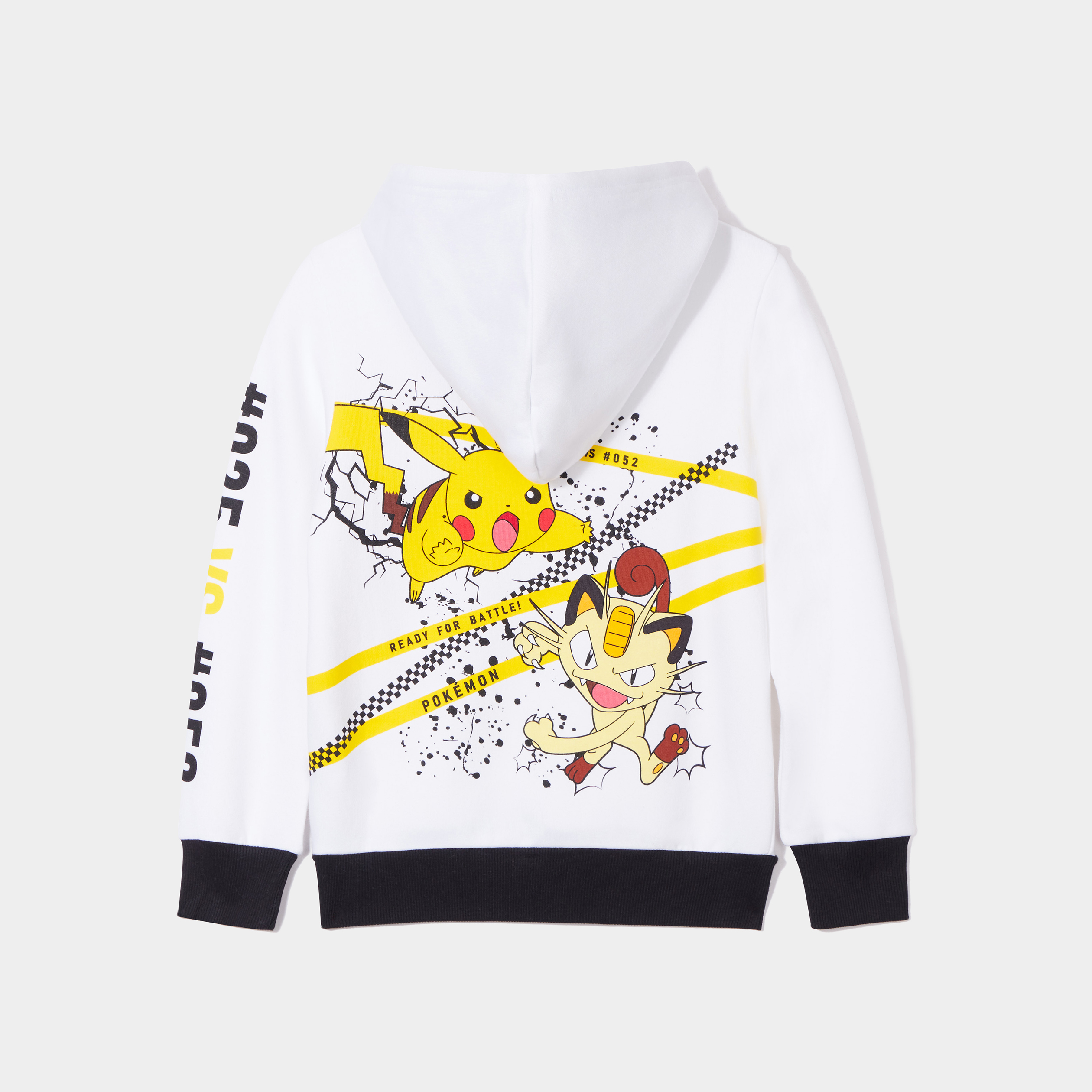 sweat a capuche hoodie pokemon blanc garcon Sweat à capuche hoodie Pokémon blanc garçon