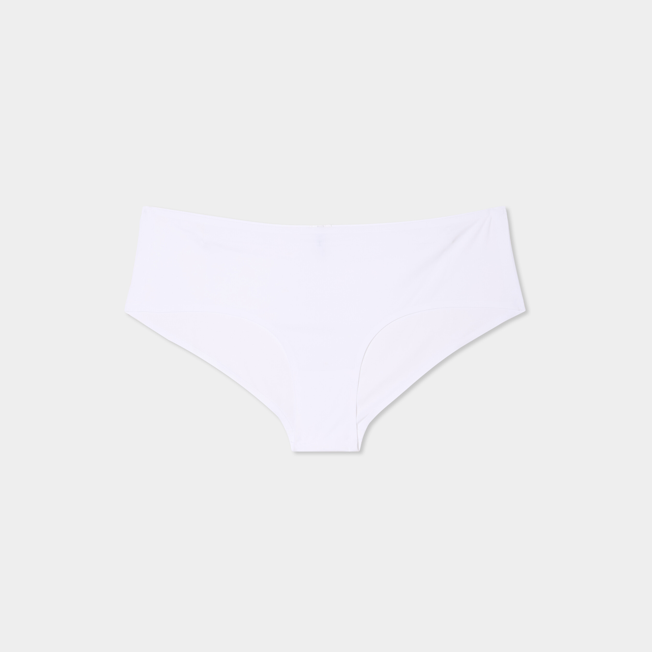 shorty microfibre sans coutures blanc femme Shorty microfibre sans coutures blanc femme