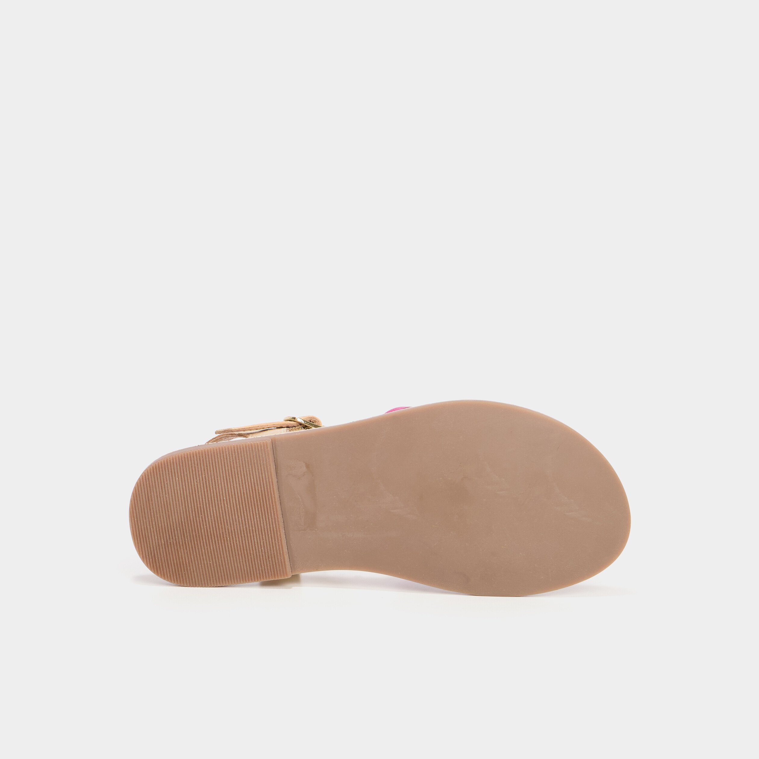 sandales multibrides tressees en cuir multicolore fille Sandales multibrides tressées en cuir multicolore fille