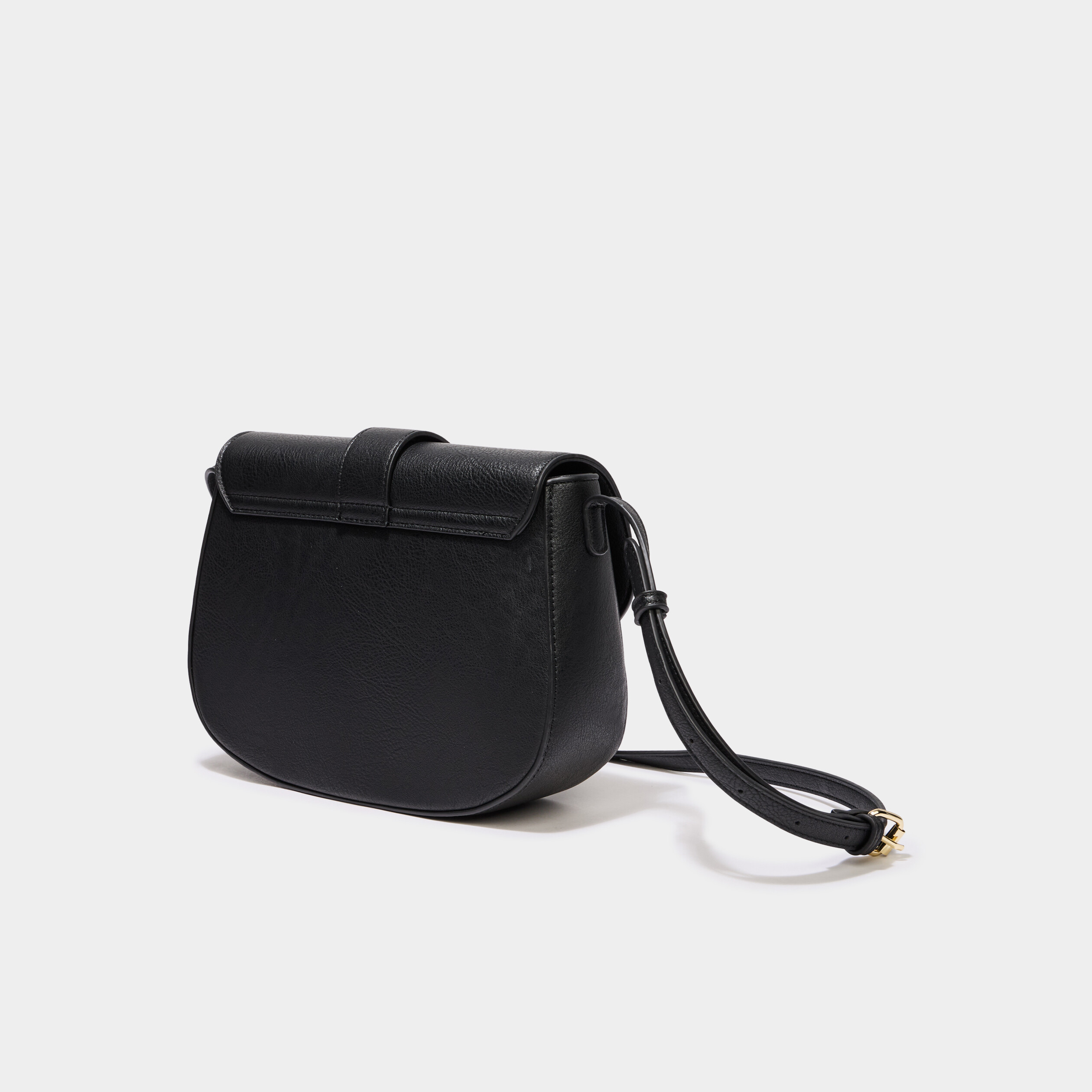 Sac besace en bandouli&egrave;re noir femme