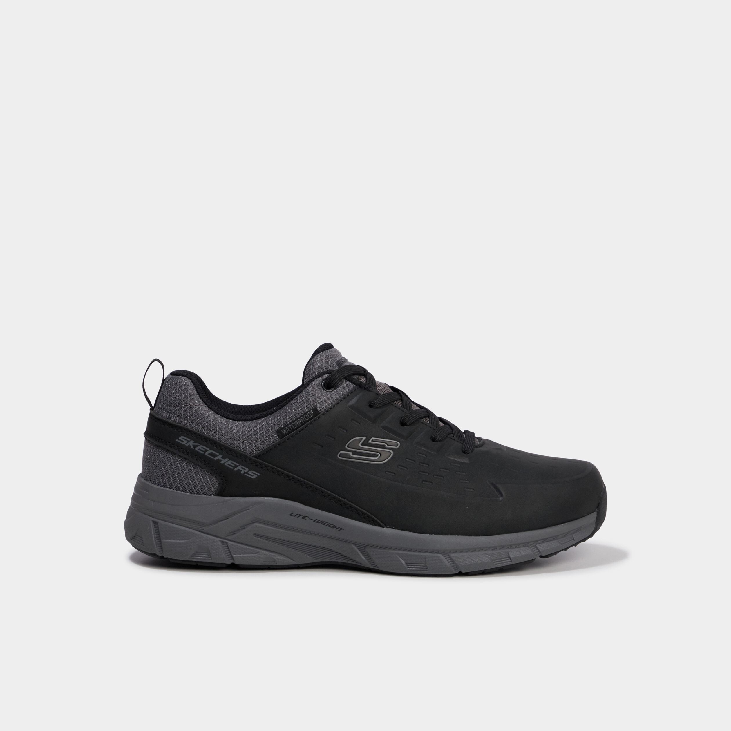 Baskets running waterproof Skechers noir homme