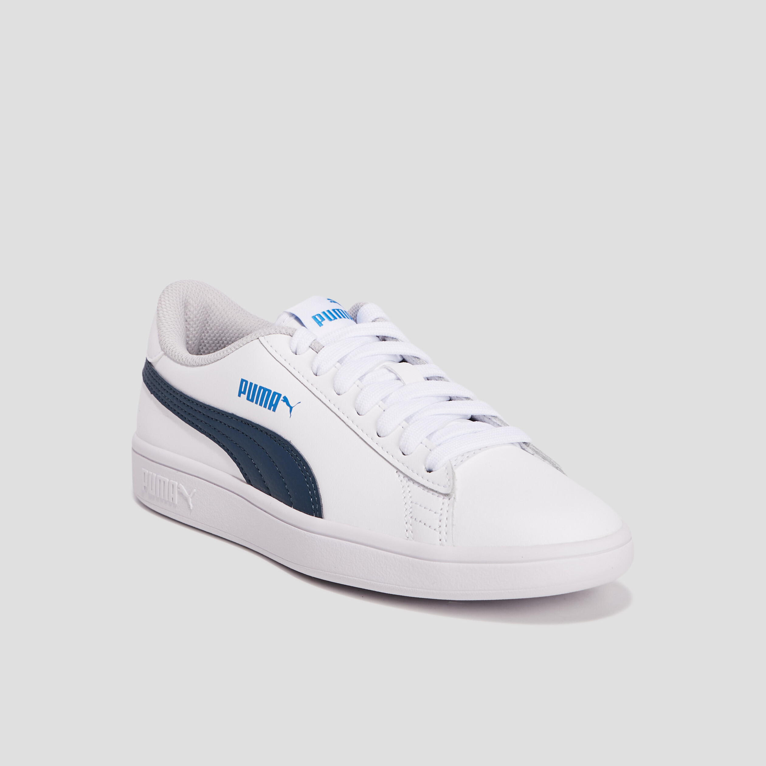 tennis a lacets puma courtflex blanc garcon Tennis à lacets Puma Courtflex blanc garçon