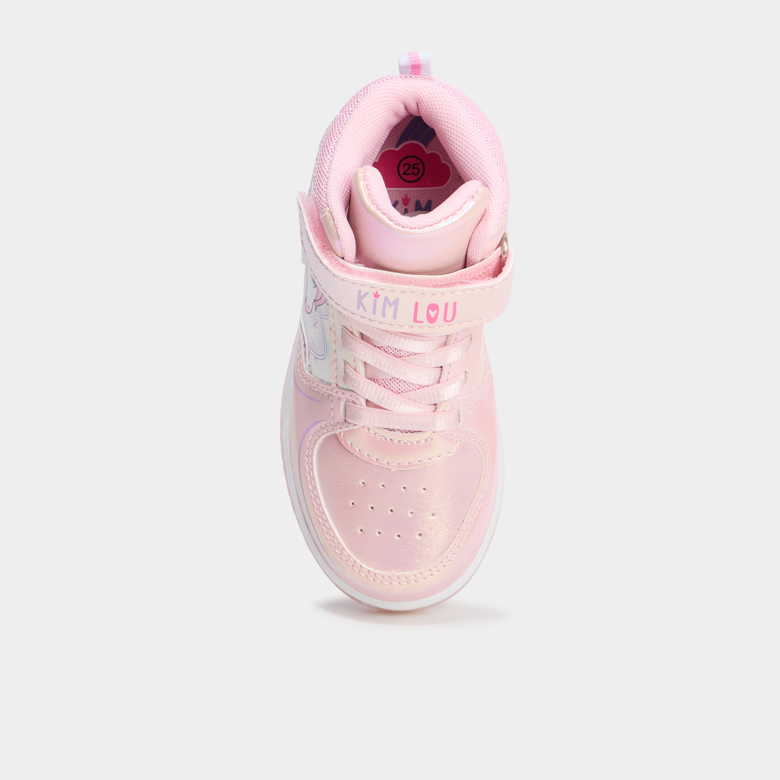 baskets montantes lumineuses rose fille Baskets montantes lumineuses rose fille
