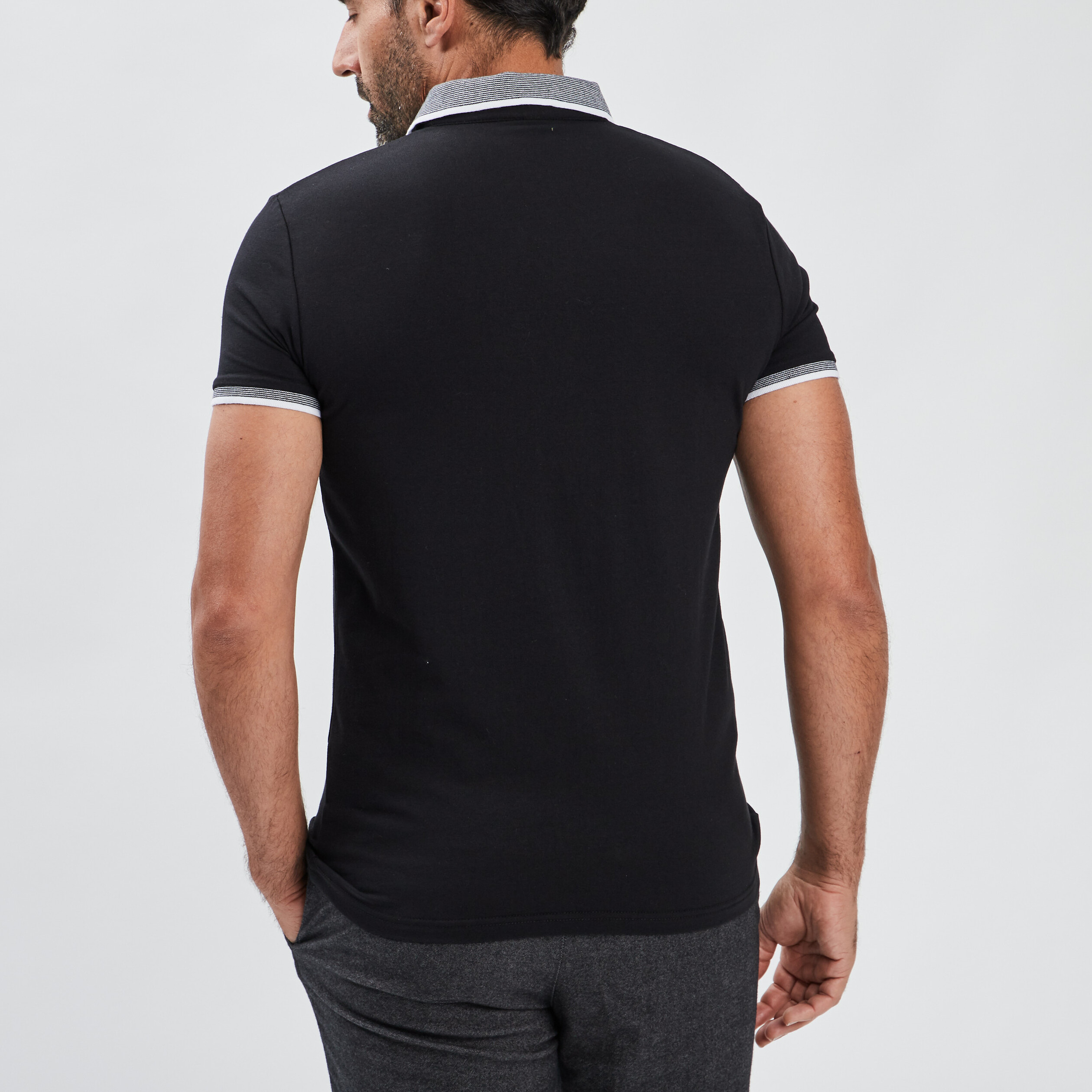T-shirt Homme Col Rond Manches Courtes Noir - Taille M (48) - Générique Neuf Sans étiquettes