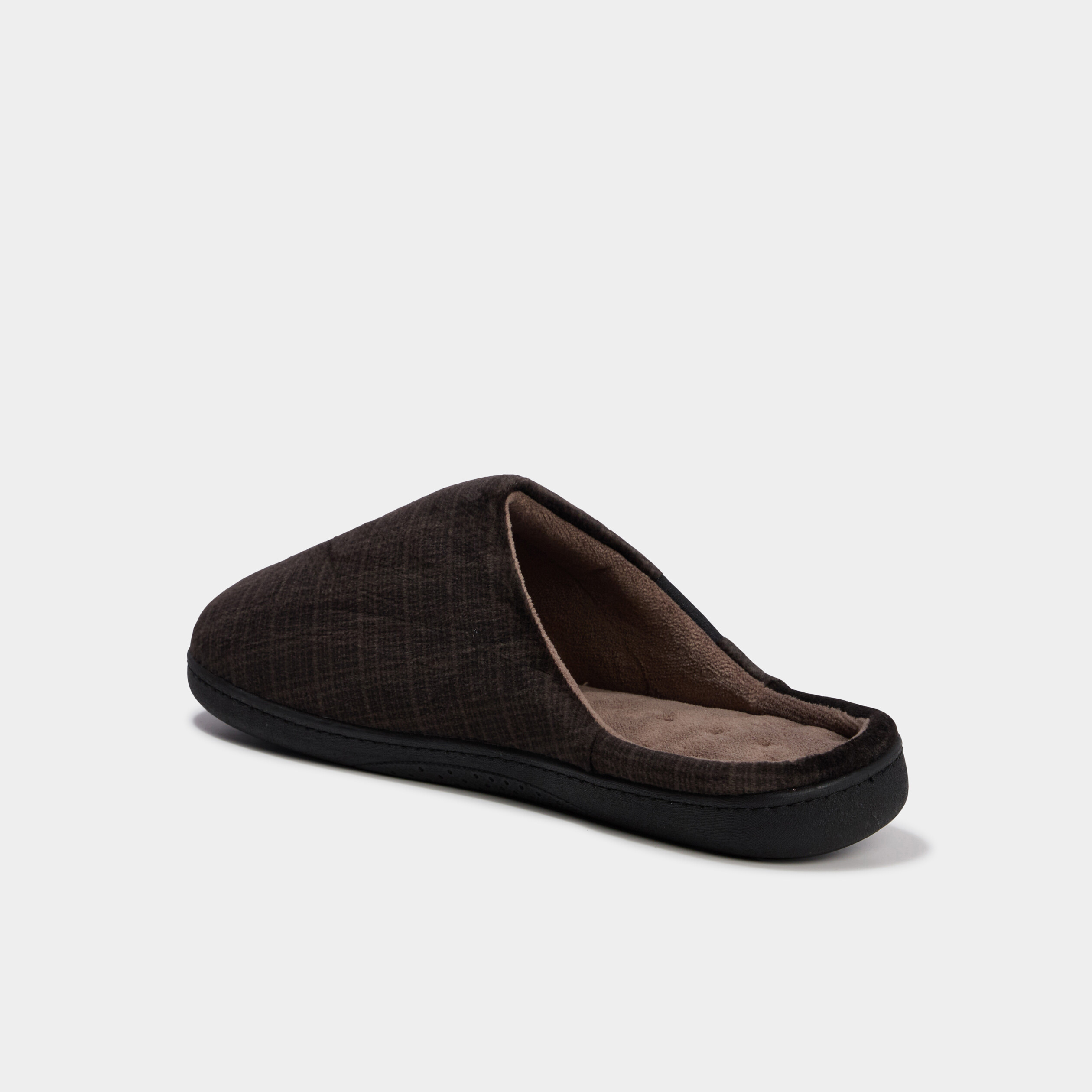 Chaussons mules Isotoner Ergonomie vert kaki homme