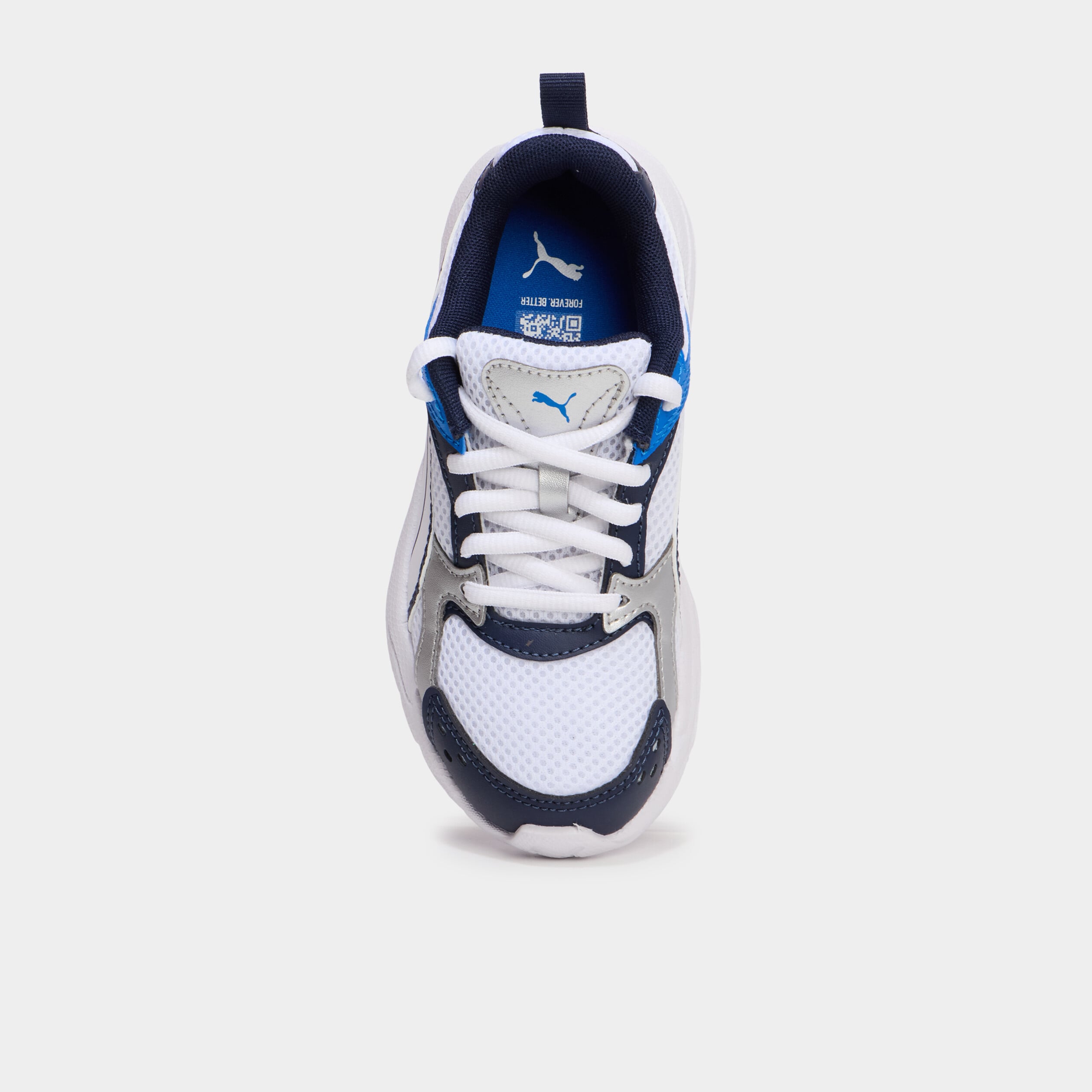Baskets running &agrave; lacets Puma Milenio bleu electrique gar&ccedil;on