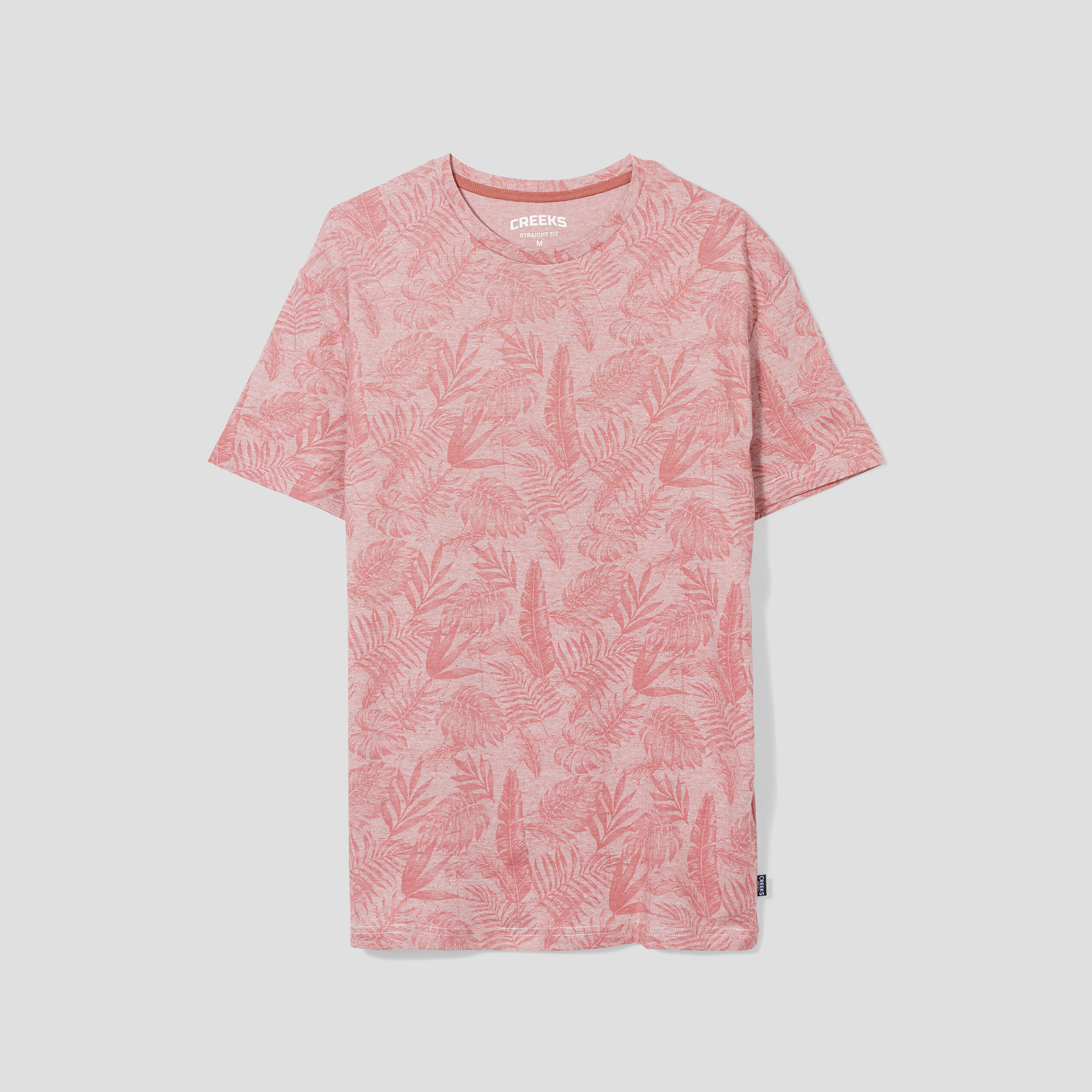 T-shirt manches courtes terracotta homme