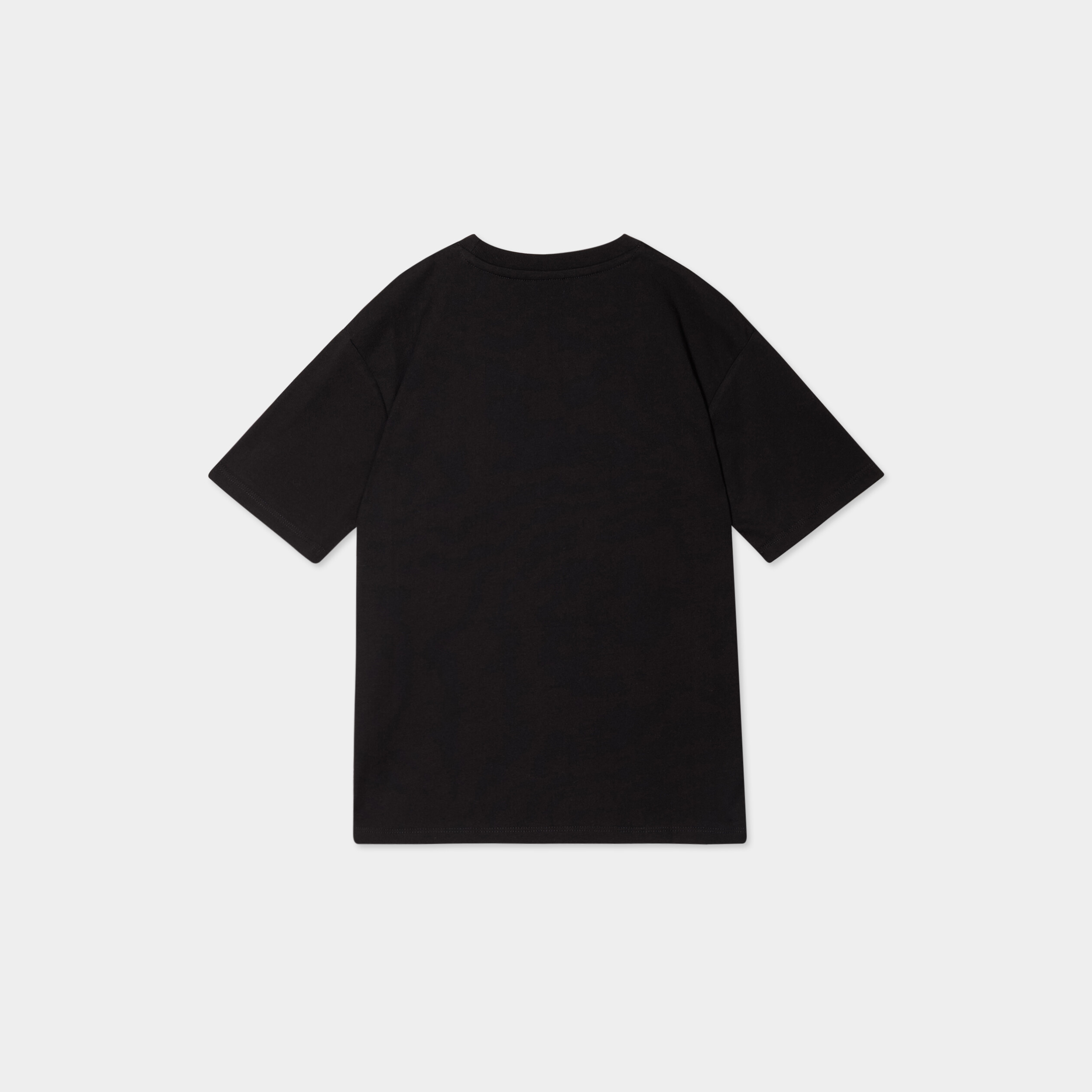 T-shirt manches courtes coton One Piece noir gar&ccedil;on