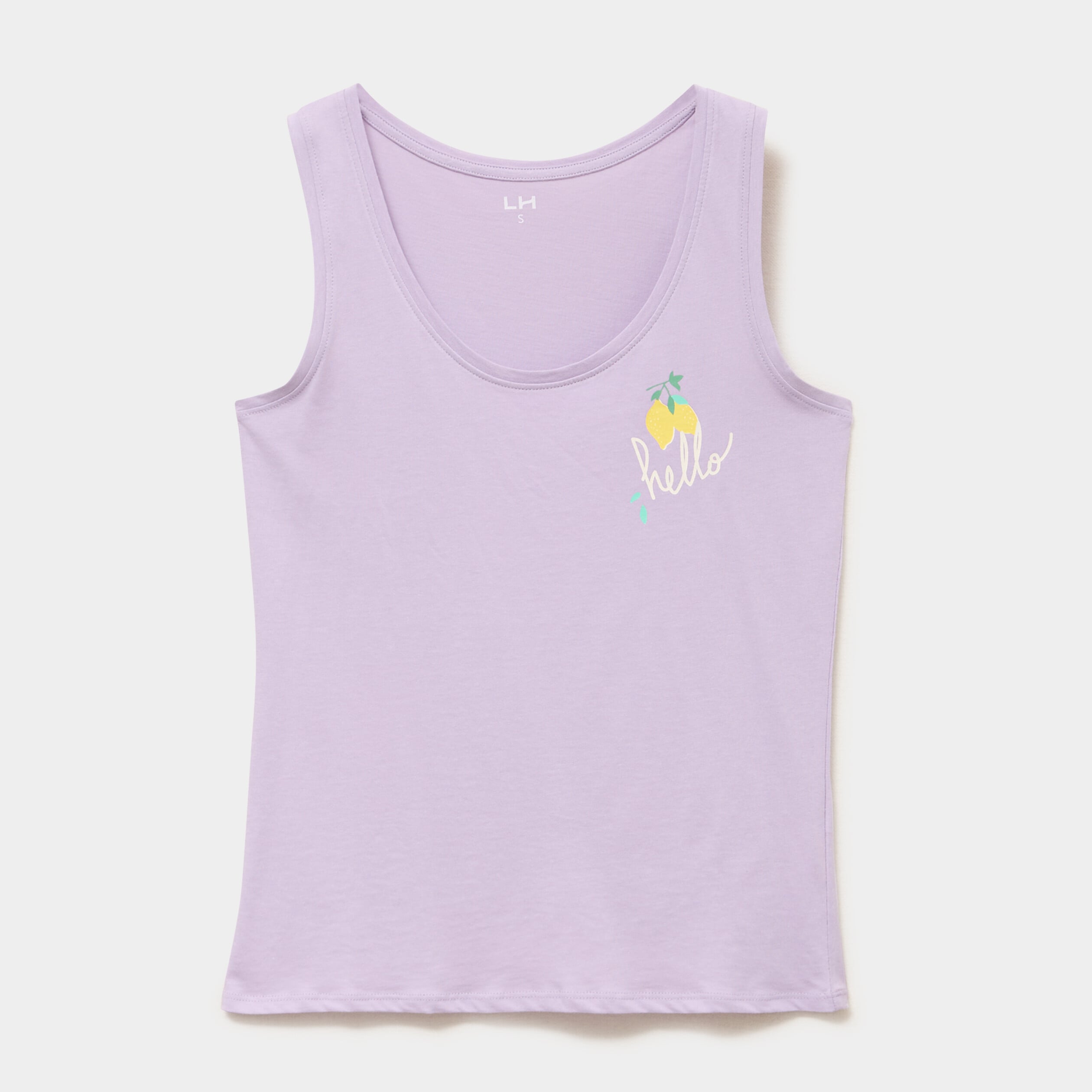 D&eacute;bardeur col rond droit coton mauve femme