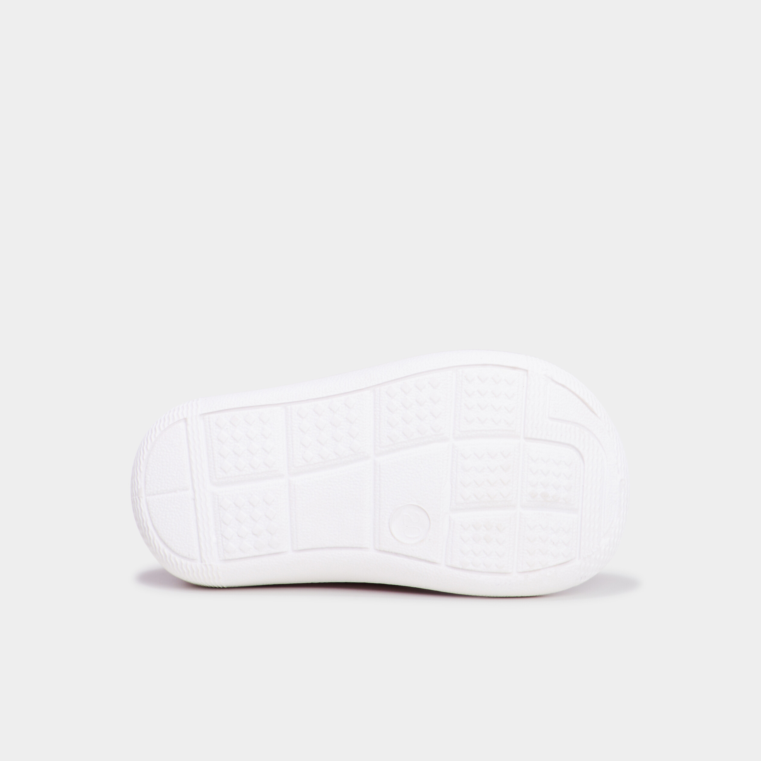 Chaussons tricot à semelle souple rose bébé fille