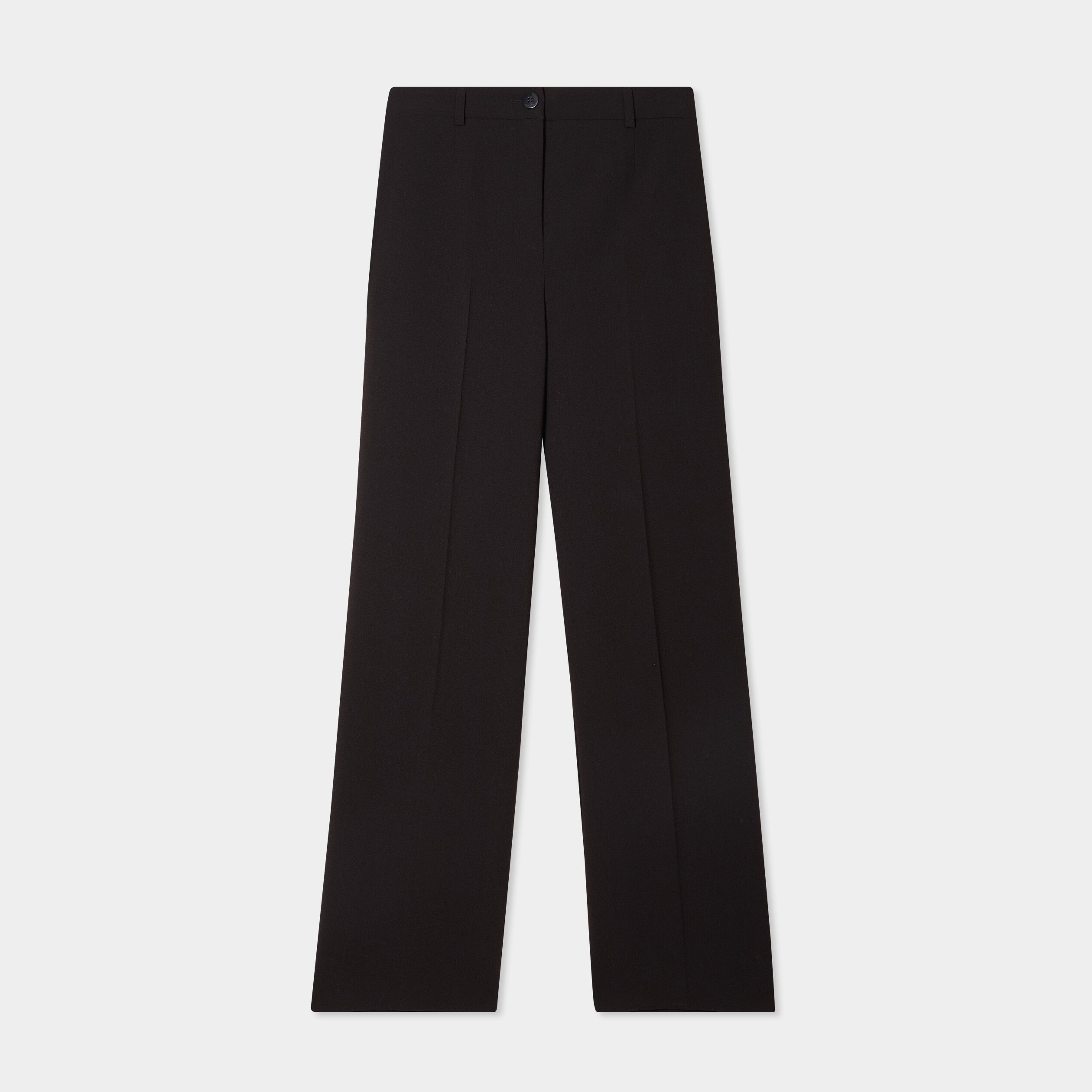 pantalon droit avec pinces noir femme Pantalon droit avec pinces noir femme